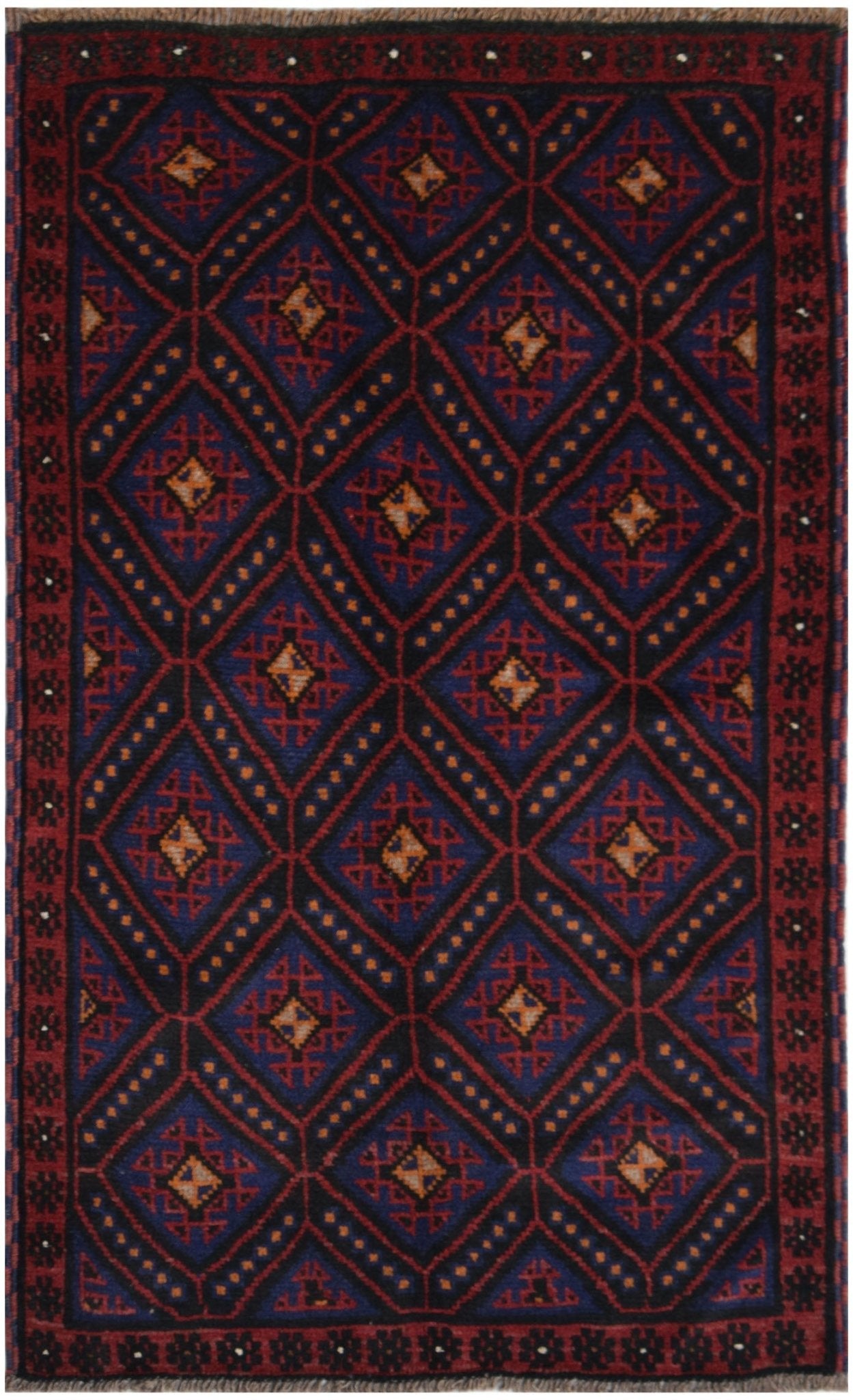 Handmade Tribal Afghan Balouch Rug | 142 x 86 cm | 4'8" x 2'10" - Najaf Rugs & Textile