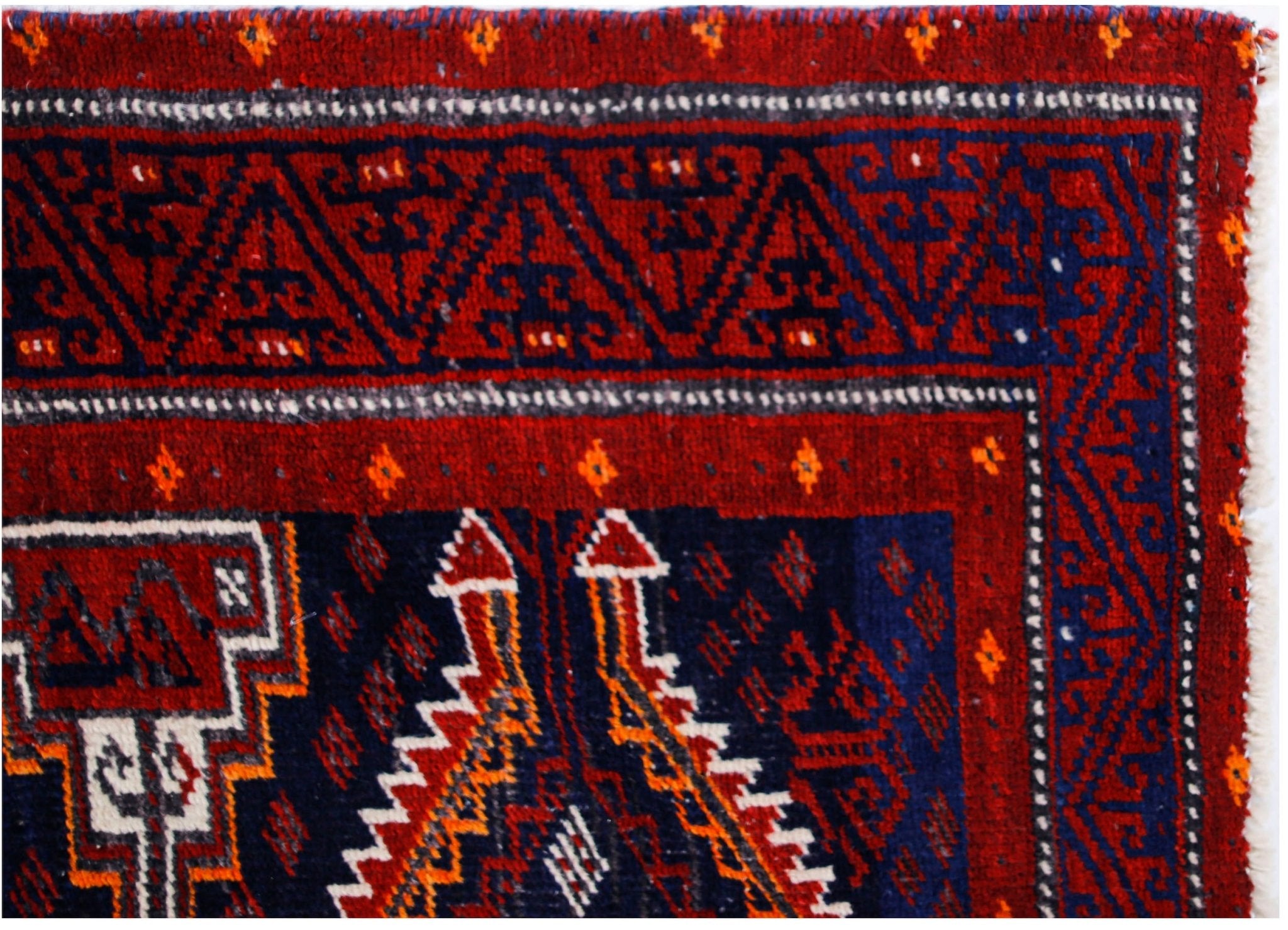 Handmade Tribal Afghan Balouch Rug | 163 x 79 cm | 5'4" x 2'7" - Najaf Rugs & Textile