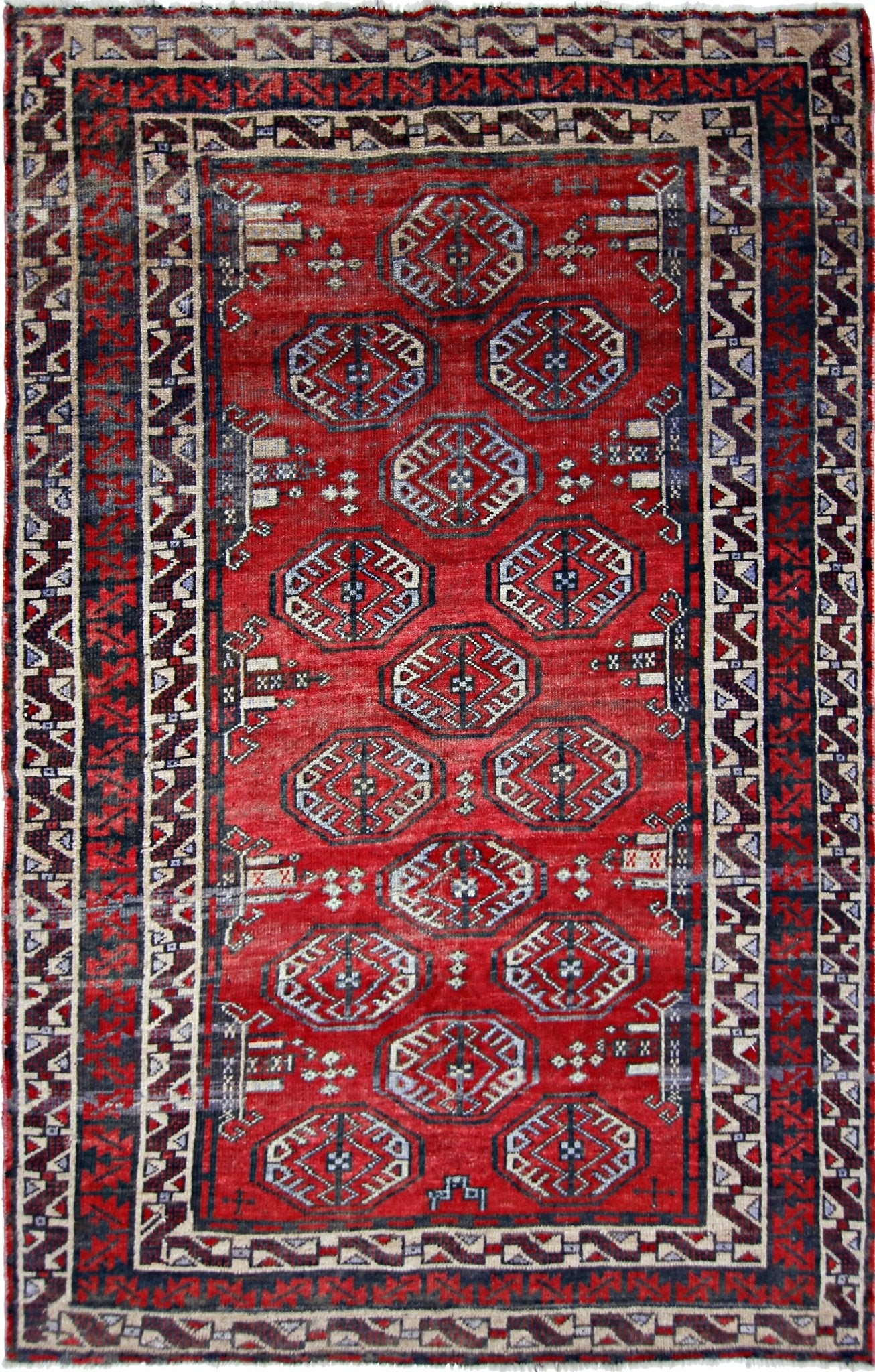 Handmade Tribal Afghan Balouch Rug | 175 x 111 cm | 5'9" x 3'8" - Najaf Rugs & Textile