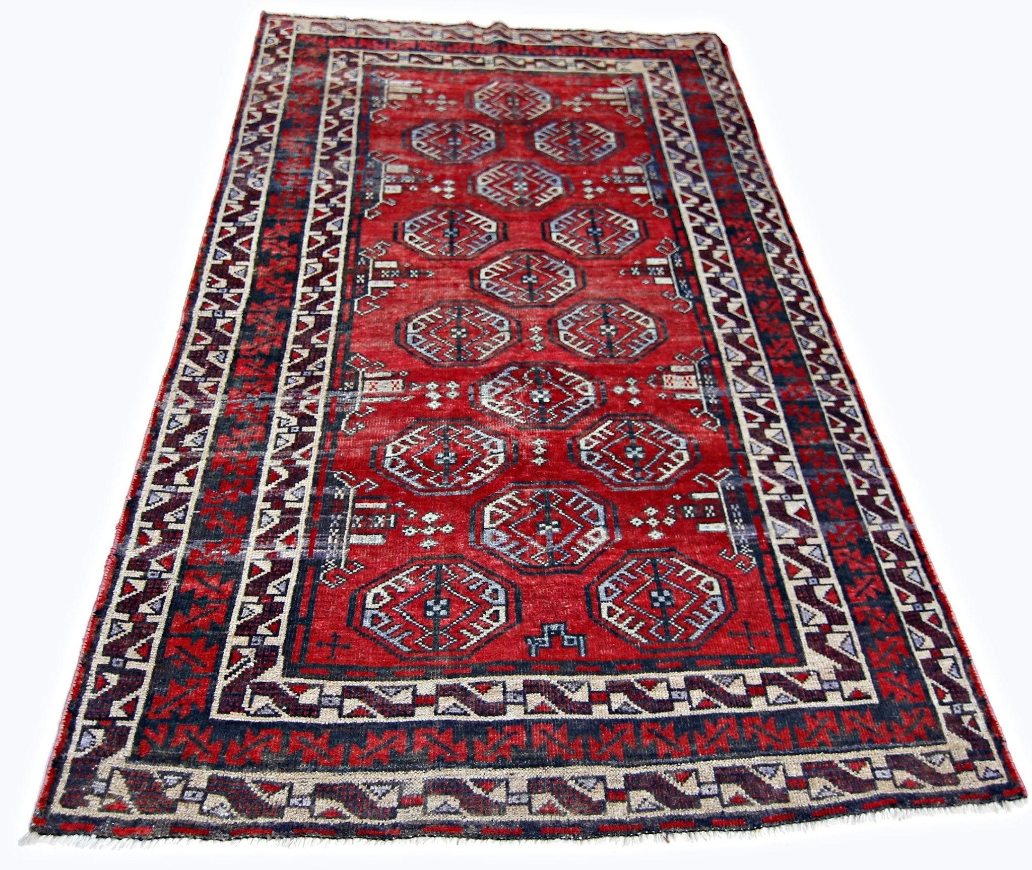 Handmade Tribal Afghan Balouch Rug | 175 x 111 cm | 5'9" x 3'8" - Najaf Rugs & Textile