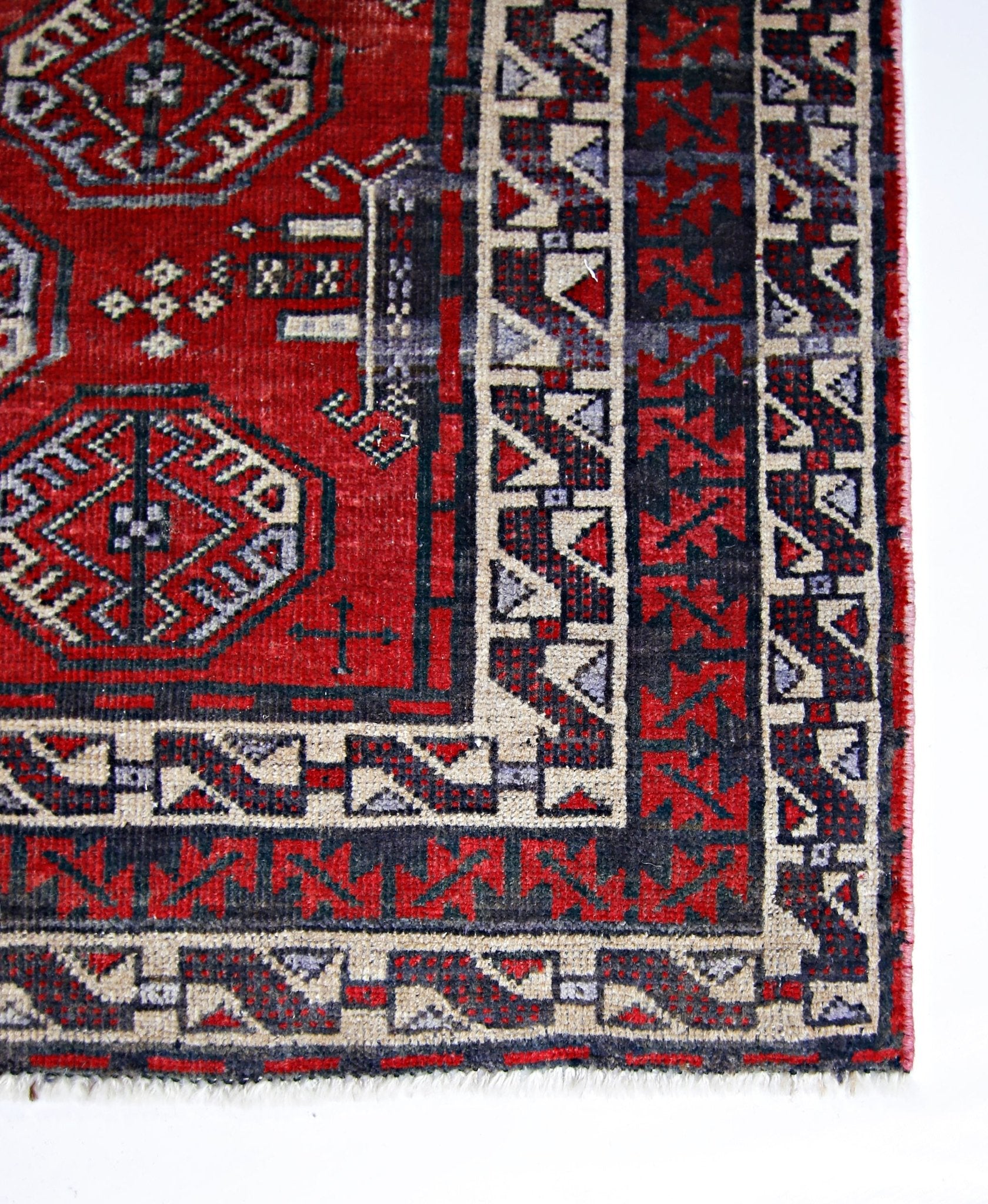 Handmade Tribal Afghan Balouch Rug | 175 x 111 cm | 5'9" x 3'8" - Najaf Rugs & Textile