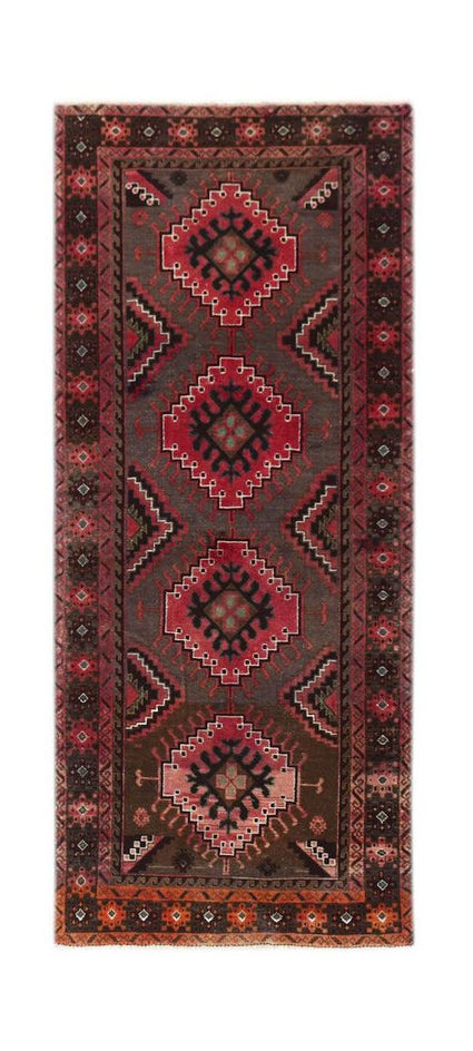Handmade Tribal Afghan Balouch Rug | 197 x 87 cm | 6'6" x 2'10" - Najaf Rugs & Textile