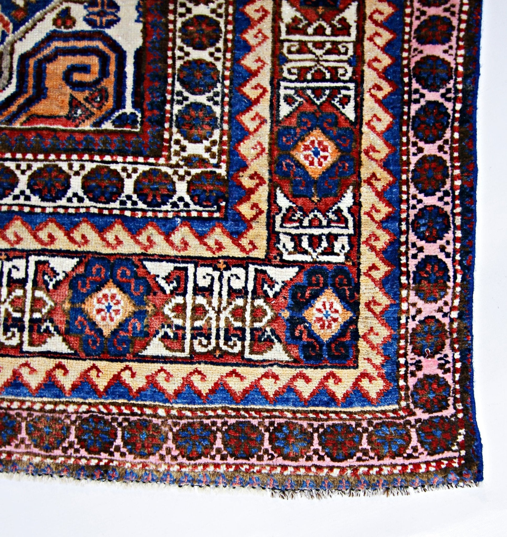 Handmade Tribal Afghan Balouch Rug | 256 x 155 cm | 8'5" x 5'1" - Najaf Rugs & Textile