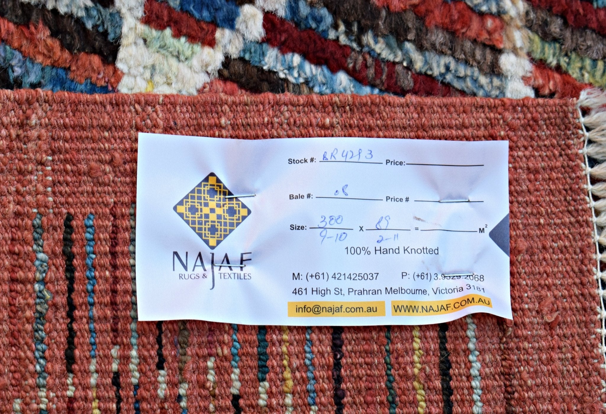 Handmade Tribal Afghan Berber Hallway Runner | 300 x 89 cm | 9'10" x 2'11" - Najaf Rugs & Textile