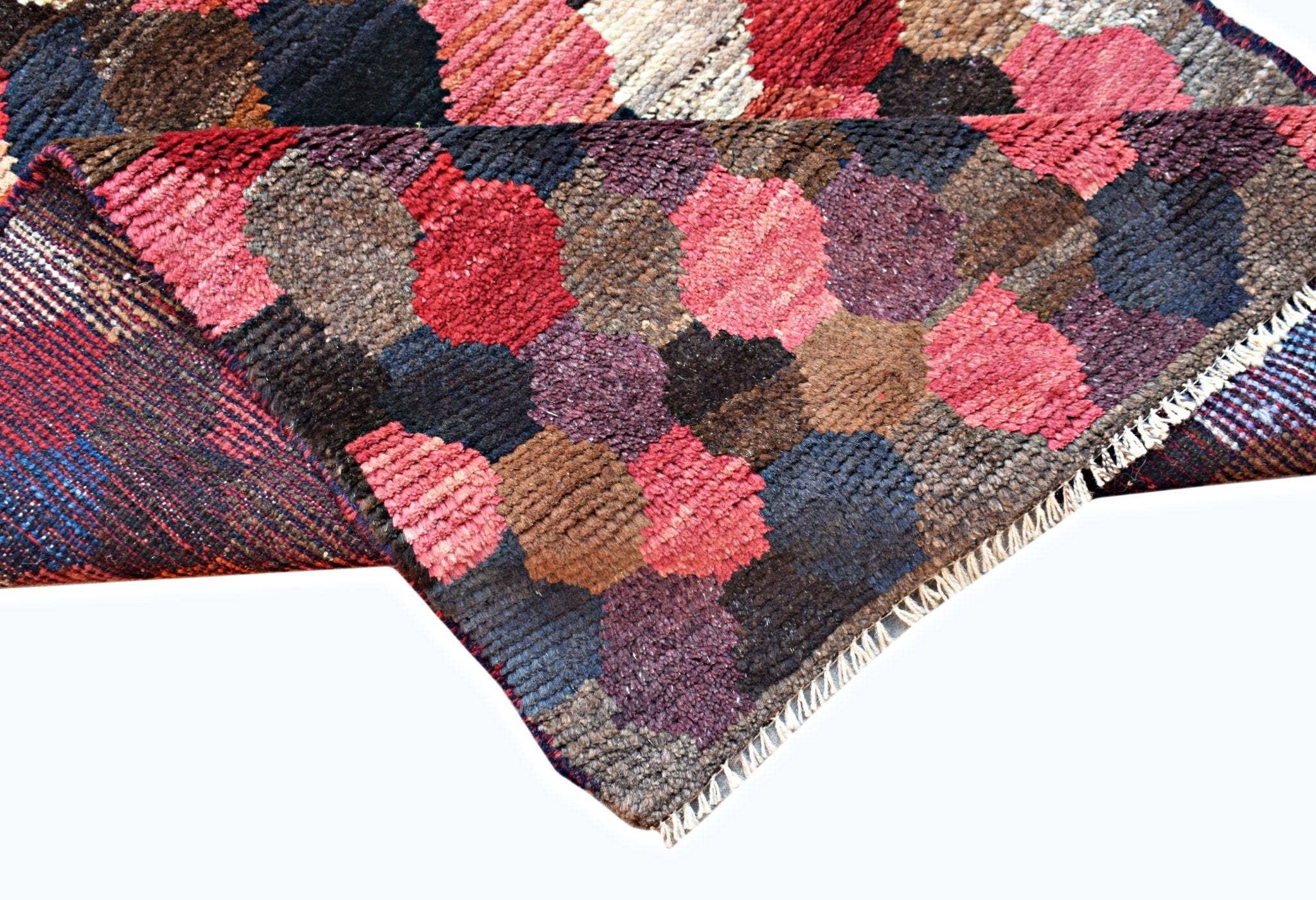 Handmade Tribal Afghan Berber Rug | 131 x 88 cm | 4'3" x 2'11" - Najaf Rugs & Textile