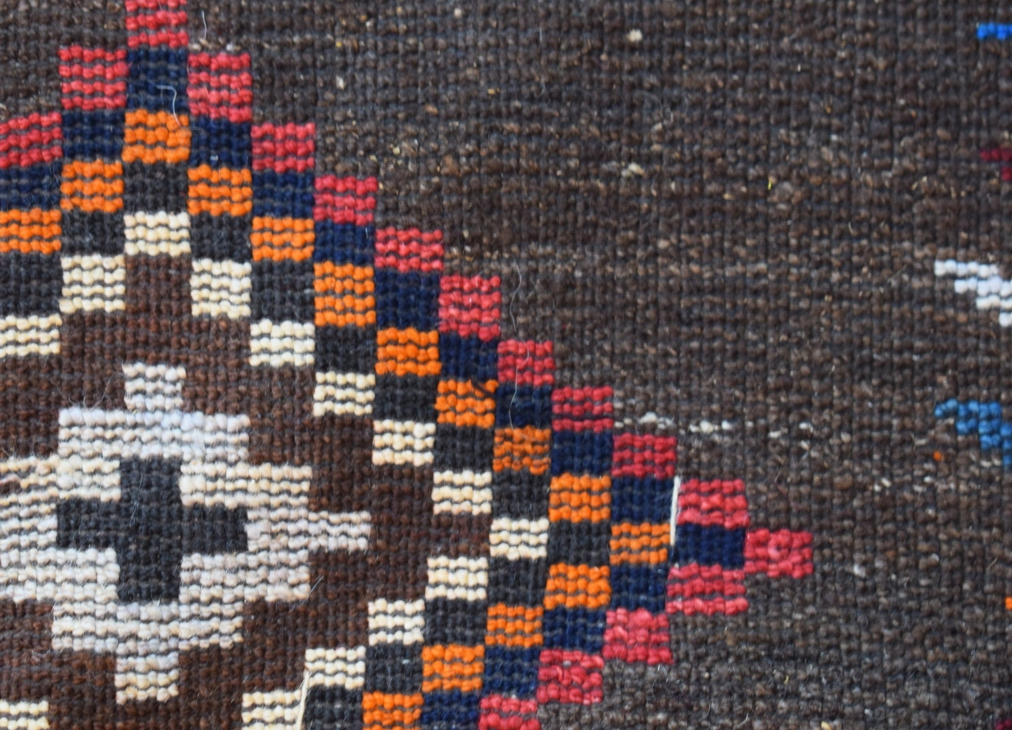 Handmade Tribal Afghan Berber Rug | 138 x 96 cm | 4'6" x 3'2" - Najaf Rugs & Textile