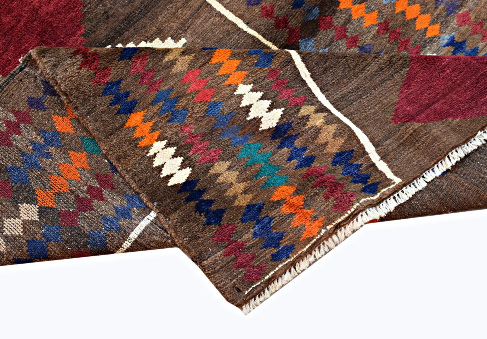 Handmade Tribal Afghan Berber Rug | 158 x 107 cm | 5'2" x 3'6" - Najaf Rugs & Textile