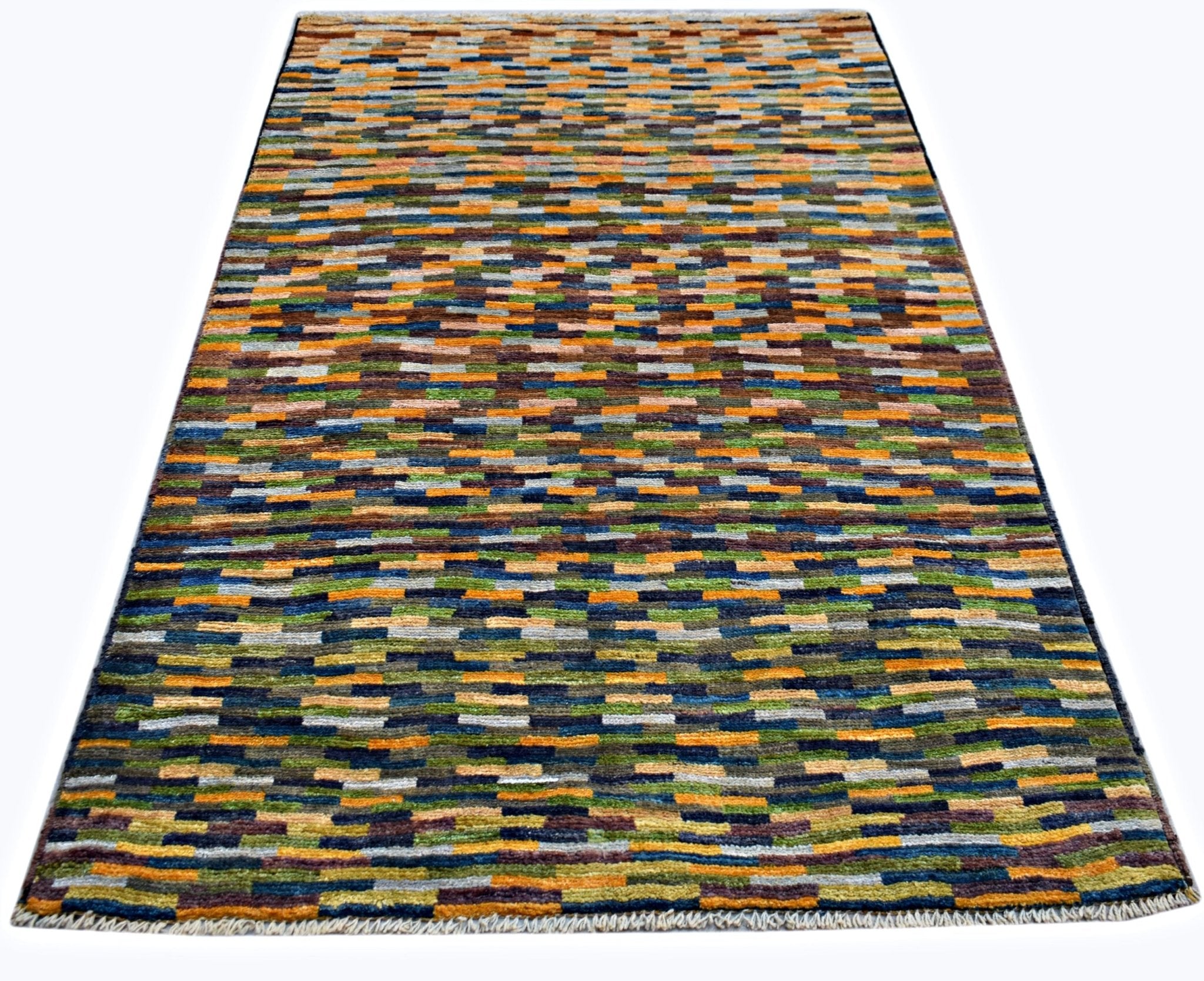 Handmade Tribal Afghan Berber Rug | 186 x 120 cm | 6'2" x 3'11" - Najaf Rugs & Textile