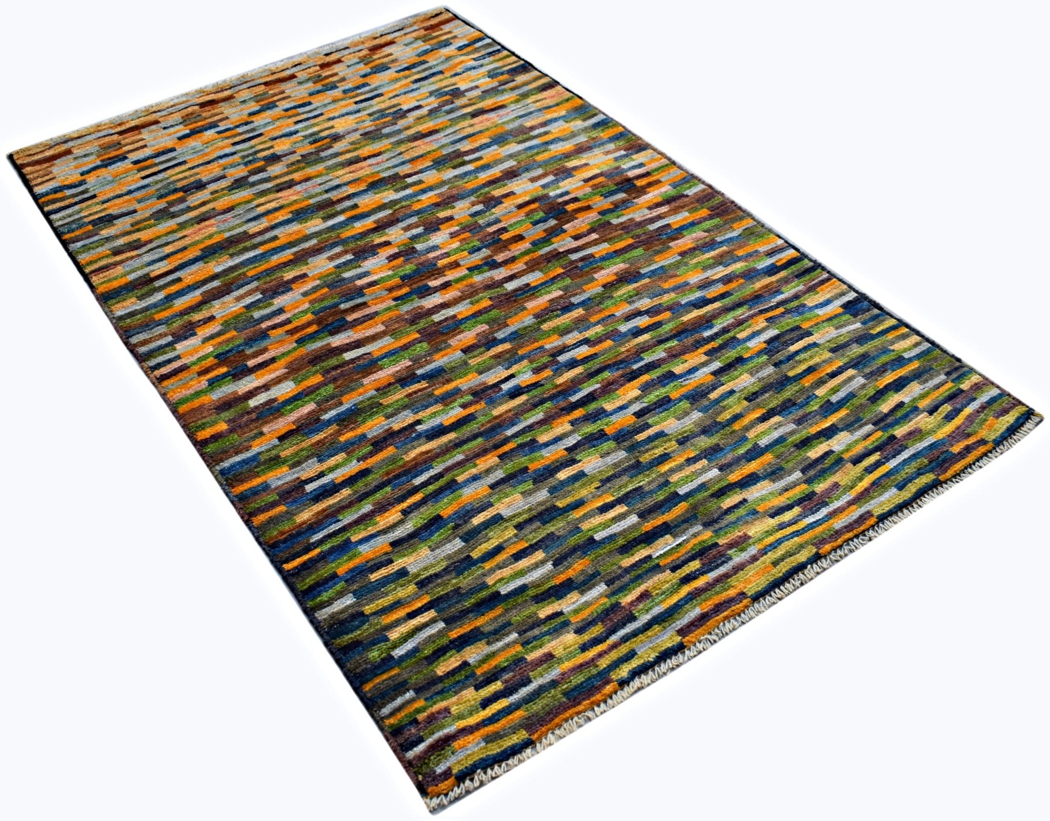 Handmade Tribal Afghan Berber Rug | 186 x 120 cm | 6'2" x 3'11" - Najaf Rugs & Textile