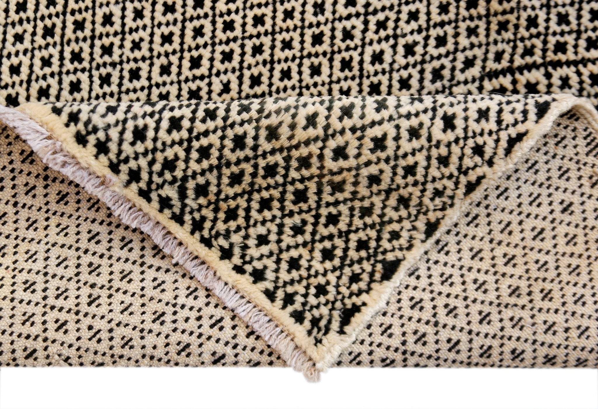 Handmade Tribal Afghan Rug | 119 x 87 cm | 3'11" x 2'10" - Najaf Rugs & Textile