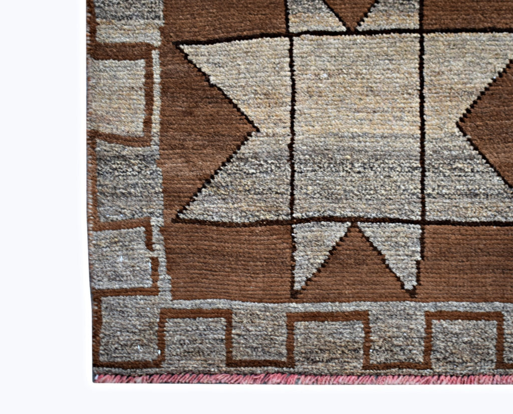 Handmade Tribal Afghan Rug | 119 x 96 cm | 3'11" x 3'2" - Najaf Rugs & Textile