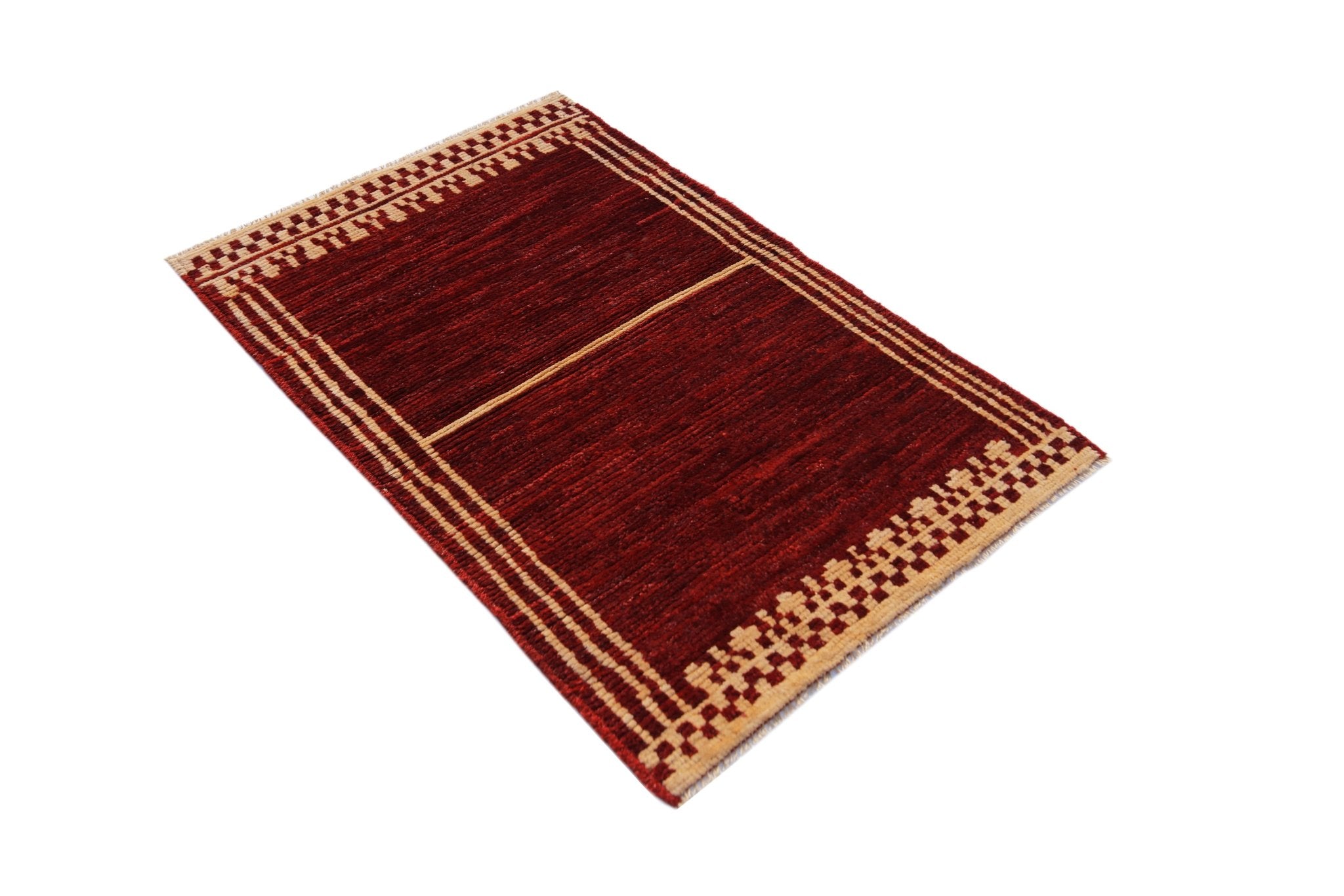 Handmade Tribal Afghan Rug | 130 x 82 cm | 4'4" x 2'8" - Najaf Rugs & Textile