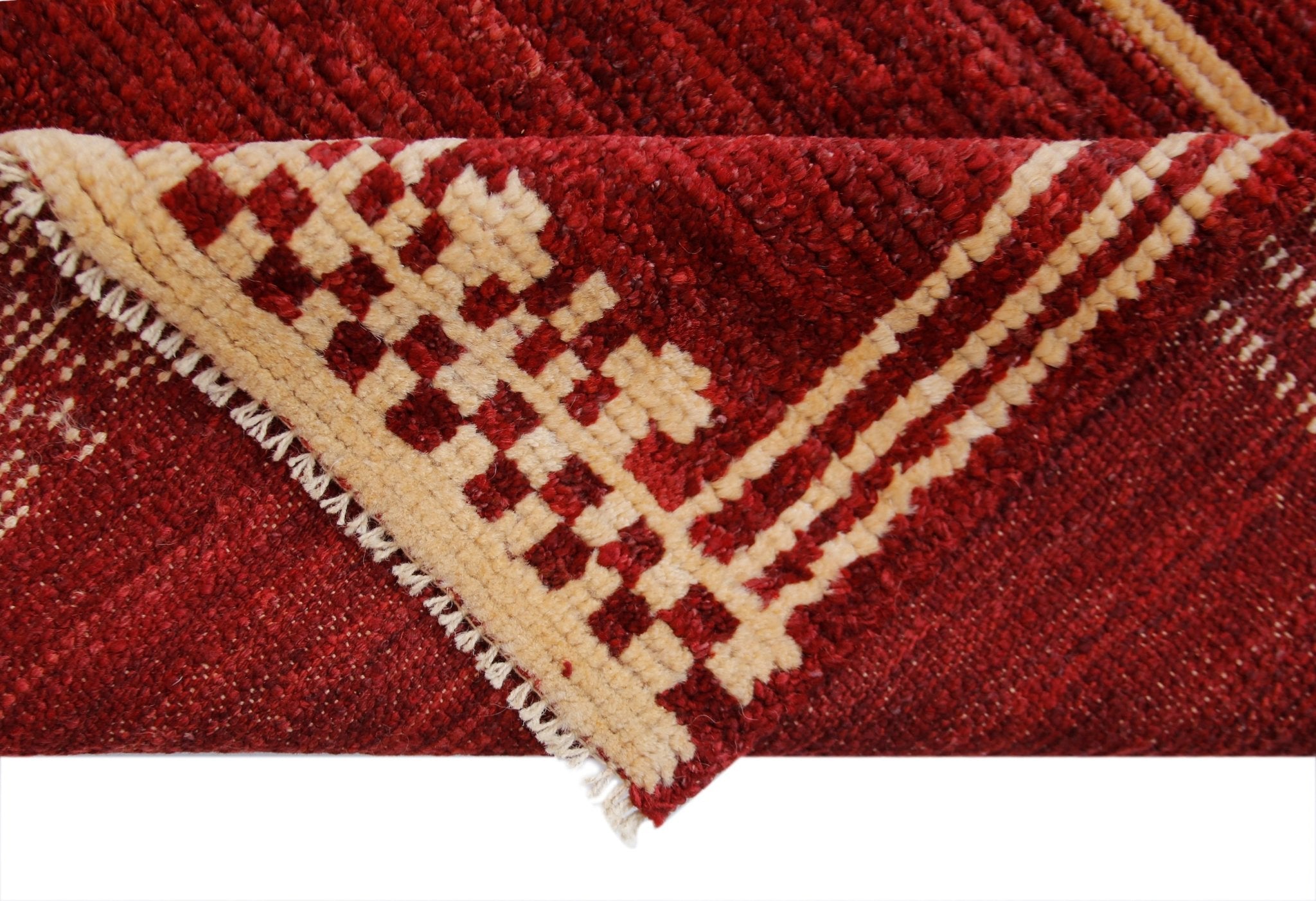 Handmade Tribal Afghan Rug | 130 x 82 cm | 4'4" x 2'8" - Najaf Rugs & Textile