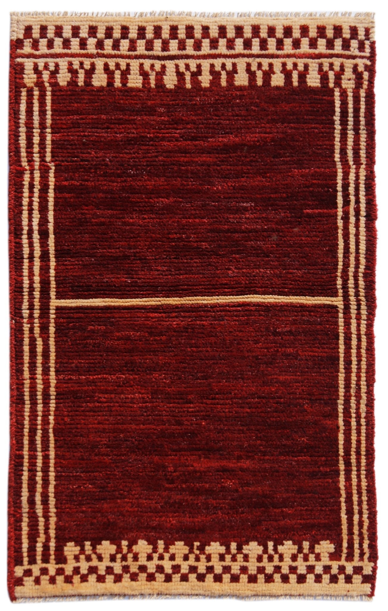 Handmade Tribal Afghan Rug | 130 x 82 cm | 4'4" x 2'8" - Najaf Rugs & Textile