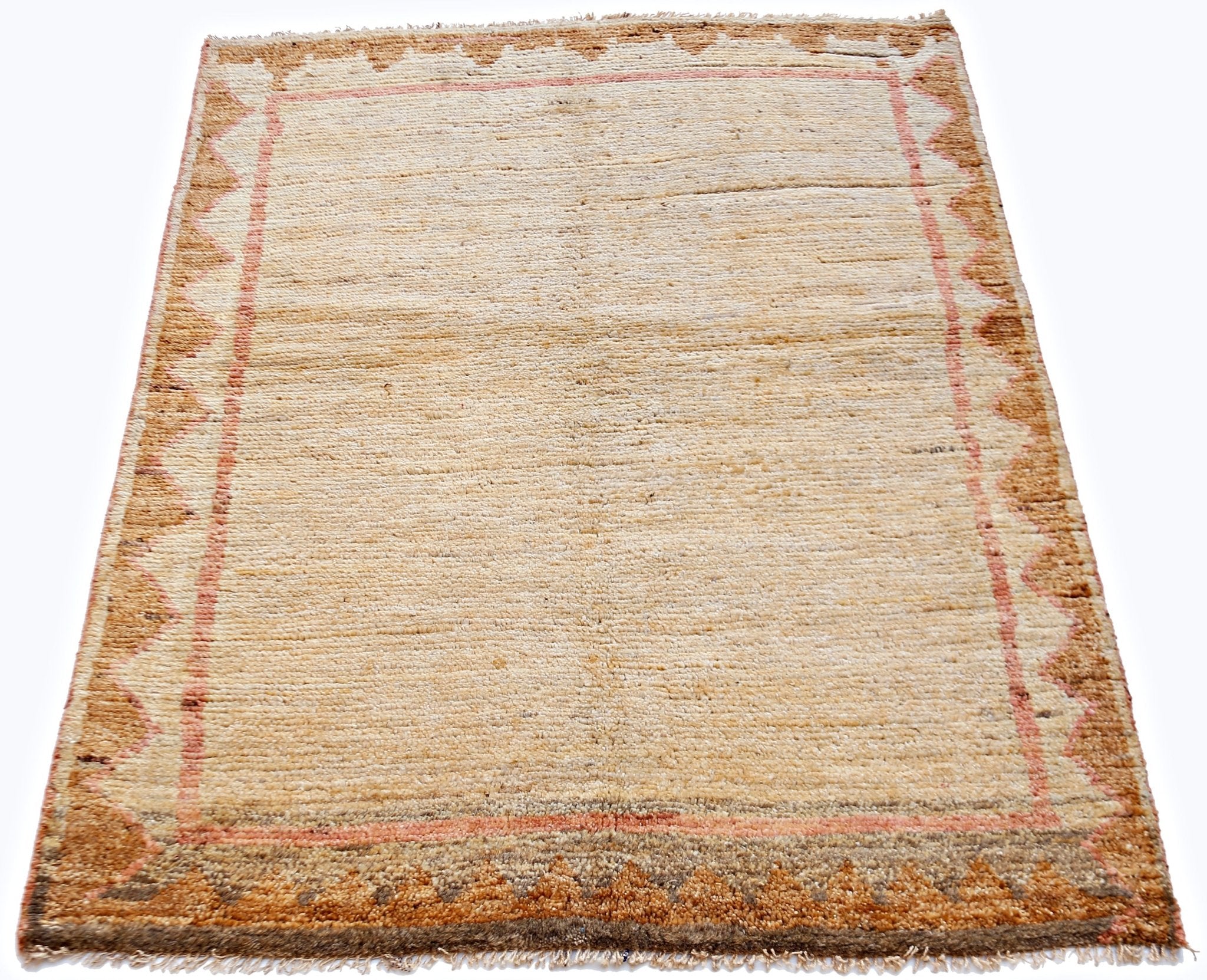 Handmade Tribal Afghan Rug | 138 x 103 cm | 4'7" x 3'5" - Najaf Rugs & Textile