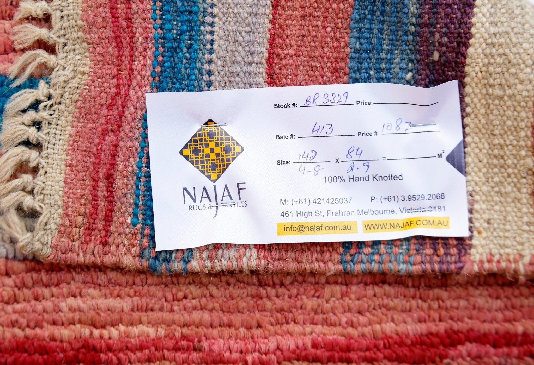 Handmade Tribal Afghan Rug | 142 x 84 cm | 4'8" x 2'9" - Najaf Rugs & Textile