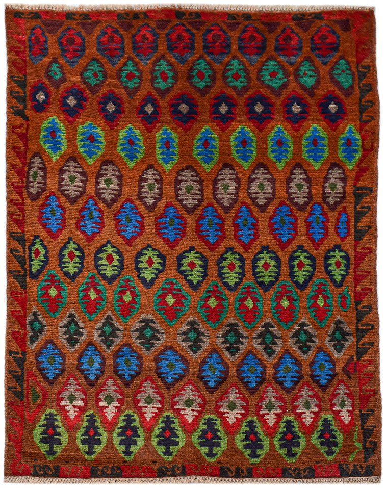 Handmade Tribal Afghan Rug | 145 x 105 cm | 4'9" x 3'5" - Najaf Rugs & Textile