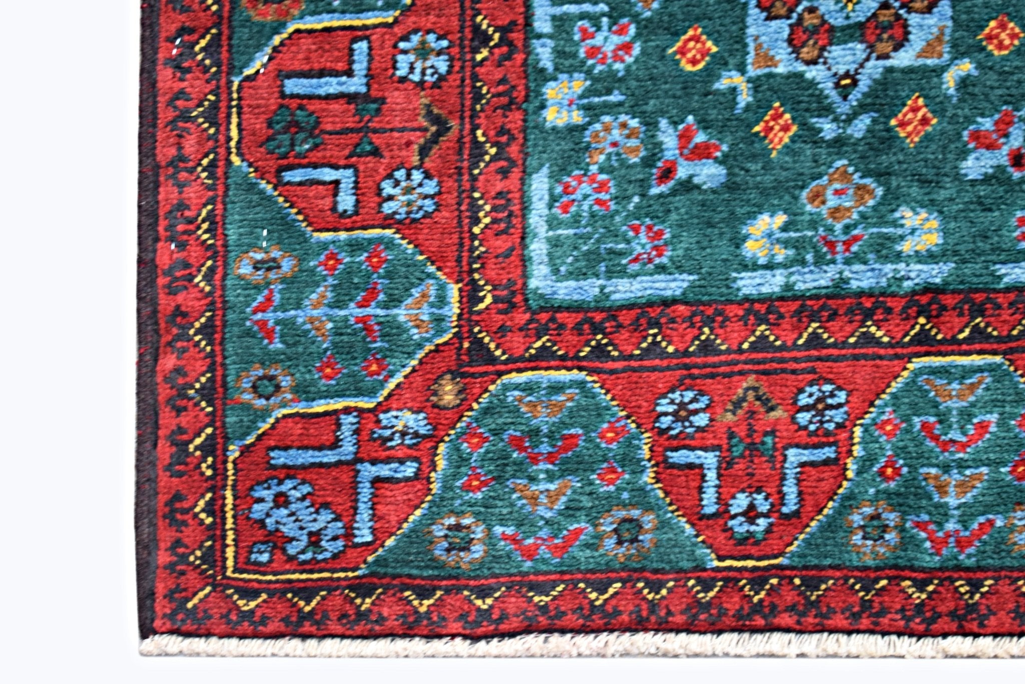Handmade Tribal Afghan Rug | 147 x 106 cm | 4'10" x 3'6" - Najaf Rugs & Textile