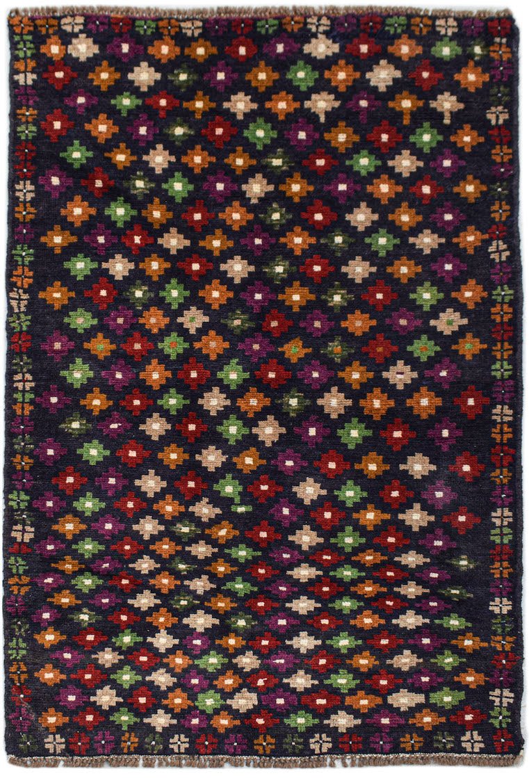 Handmade Tribal Afghan Rug | 151 x 100 cm | 5' x 3'4" - Najaf Rugs & Textile