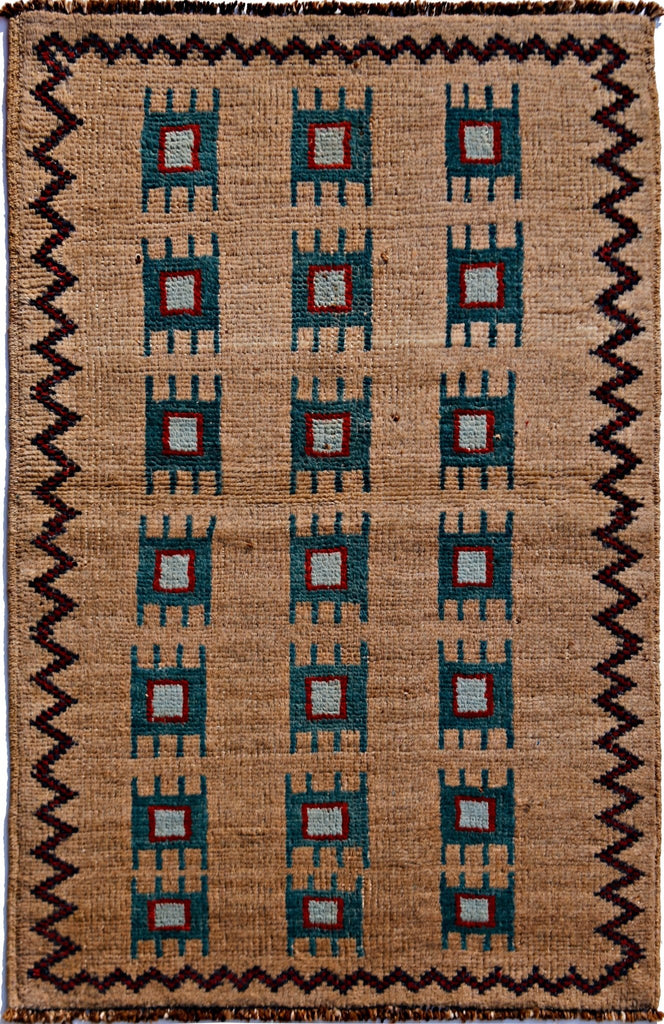Handmade Tribal Afghan Rug | 153 x 102 cm | 5'1" x 3'4" - Najaf Rugs & Textile