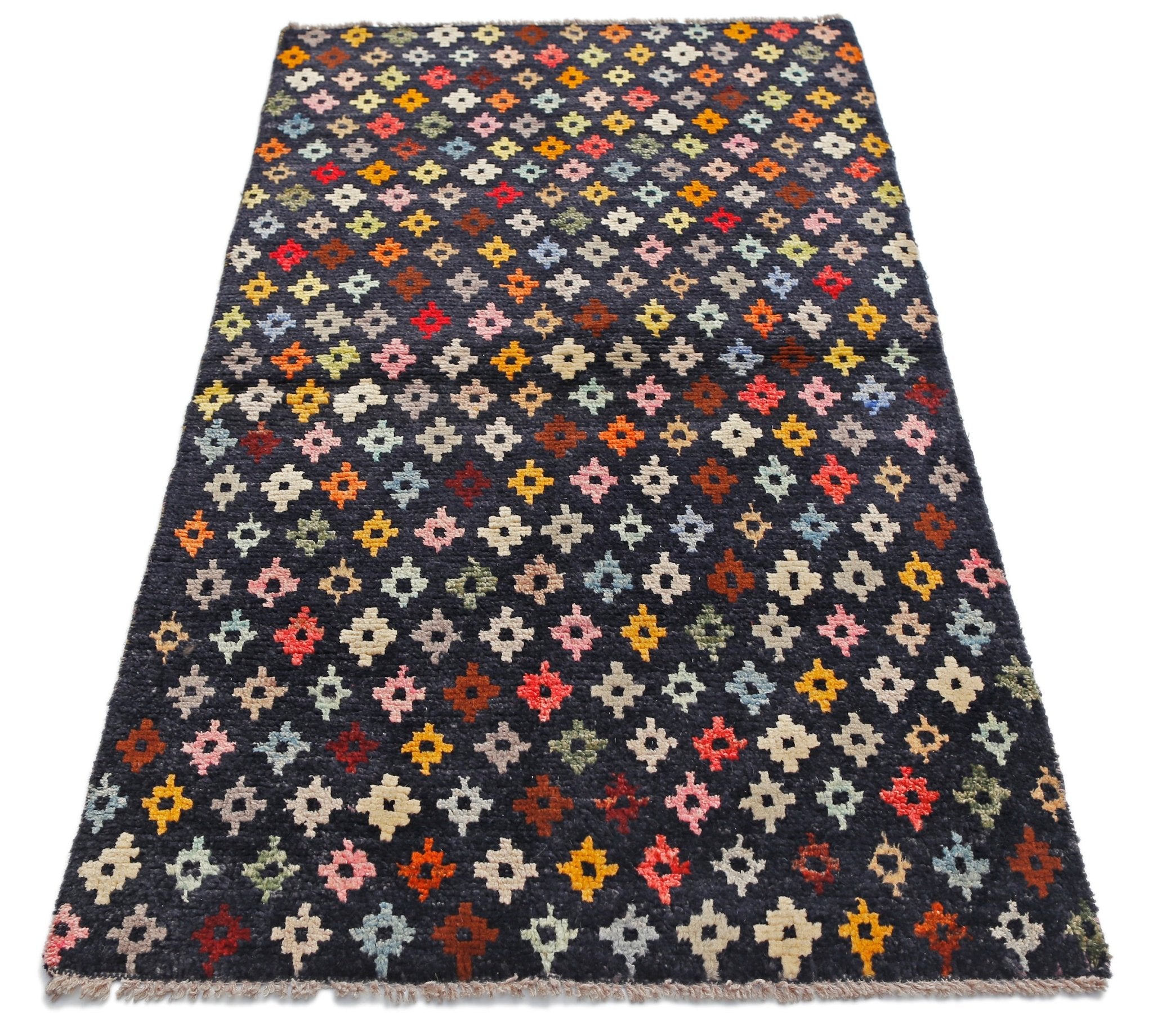 Handmade Tribal Afghan Rug | 156 x 94 cm | 5'2" x 3'1" - Najaf Rugs & Textile