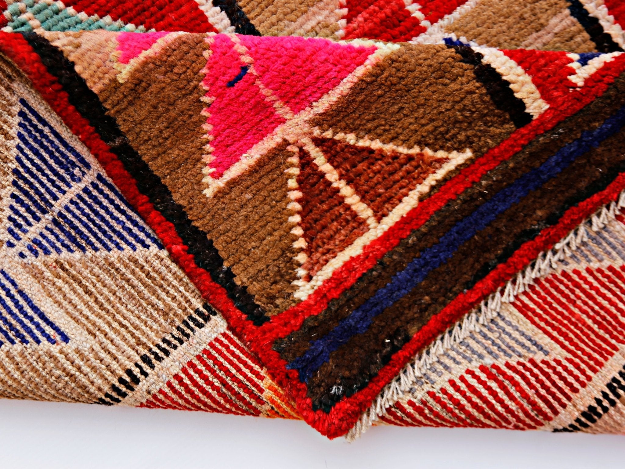 Handmade Tribal Afghan Rug | 169 x 121 cm | 5'7" x 4' - Najaf Rugs & Textile