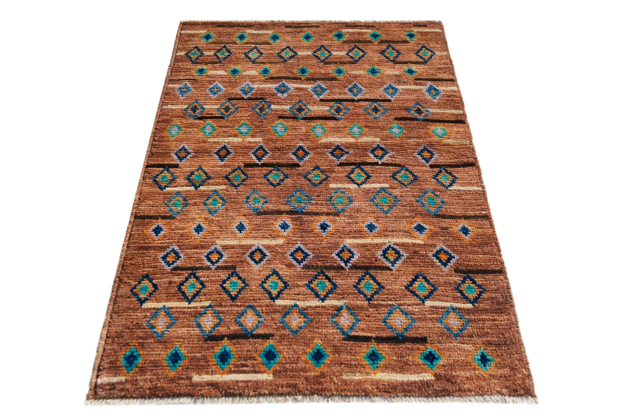 Handmade Tribal Afghan Rug | 179 x 122 cm | 5'11" x 4' - Najaf Rugs & Textile