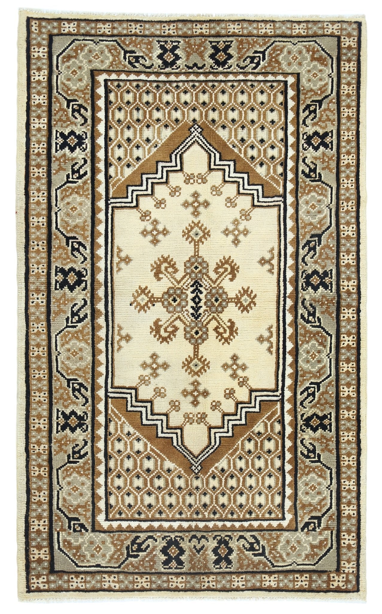 Handmade Tribal Afghan Rug | 188 x 106 cm | 6'2" x 3'6" - Najaf Rugs & Textile