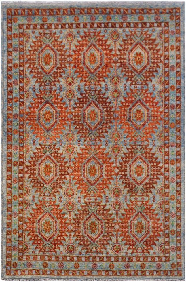 Handmade Tribal Afghan Rug | 259 x 177 cm | 8'5" x 5'8" - Najaf Rugs & Textile