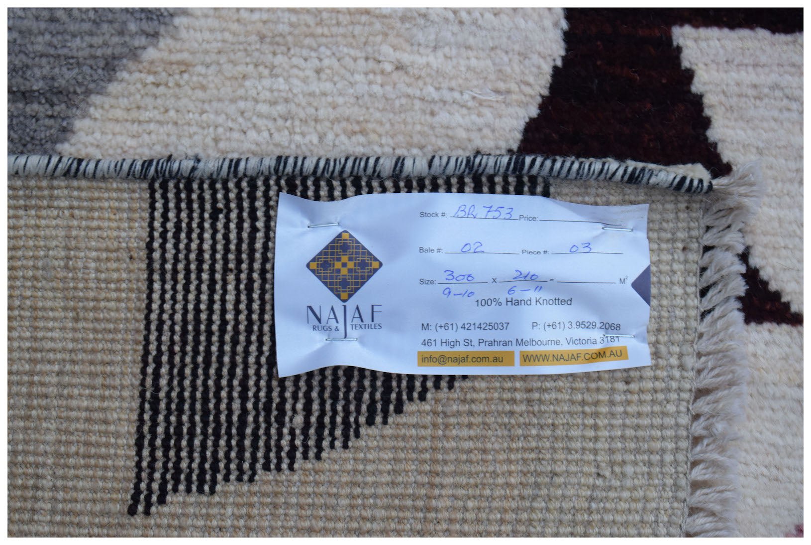 Handmade Tribal Afghan Rug | 300 x 210 cm | 9'10" x 6'11" - Najaf Rugs & Textile