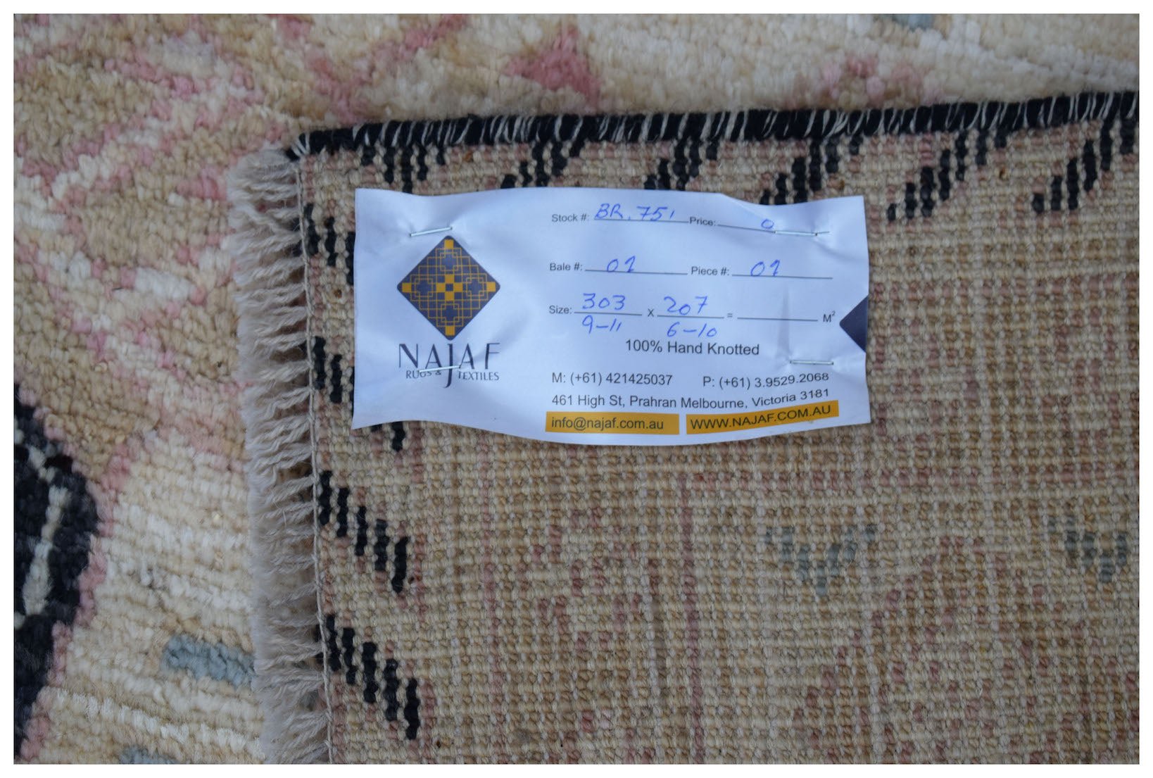 Handmade Tribal Afghan Rug | 303 x 207 cm | 9'11" x 6'10" - Najaf Rugs & Textile