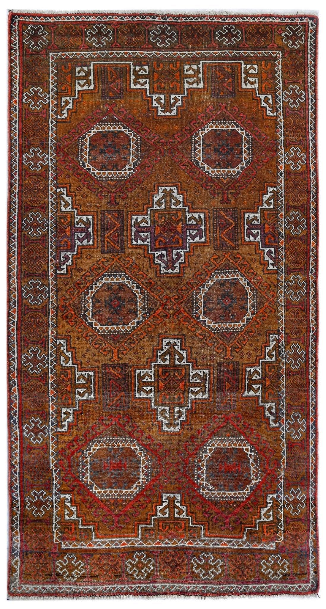 Handmade Tribal Afghan Sarouk Rug | 167 x 90 cm | 5'6" x 2'11" - Najaf Rugs & Textile