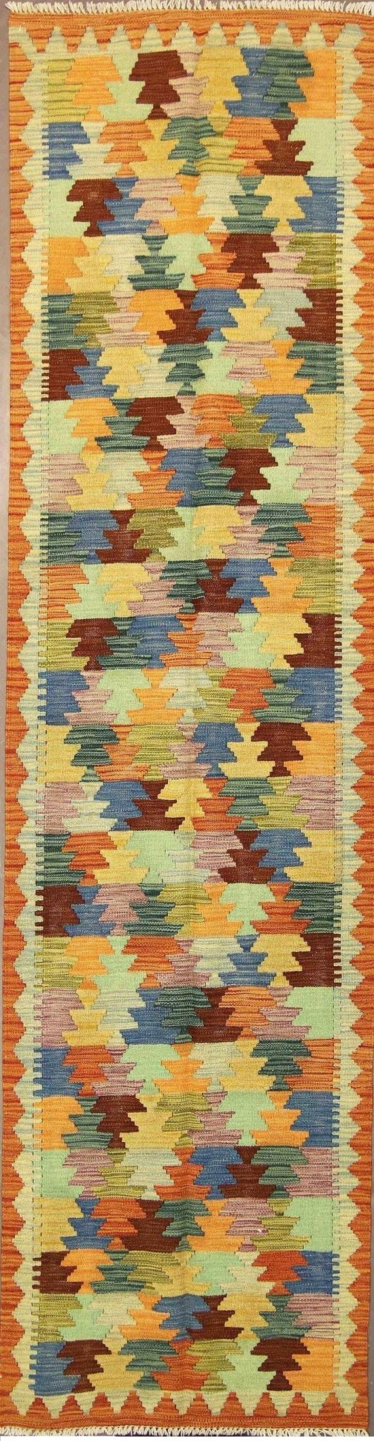 Handmade Tribal Kilim Hallway Runner | 300 x 77 cm - Najaf Rugs & Textile