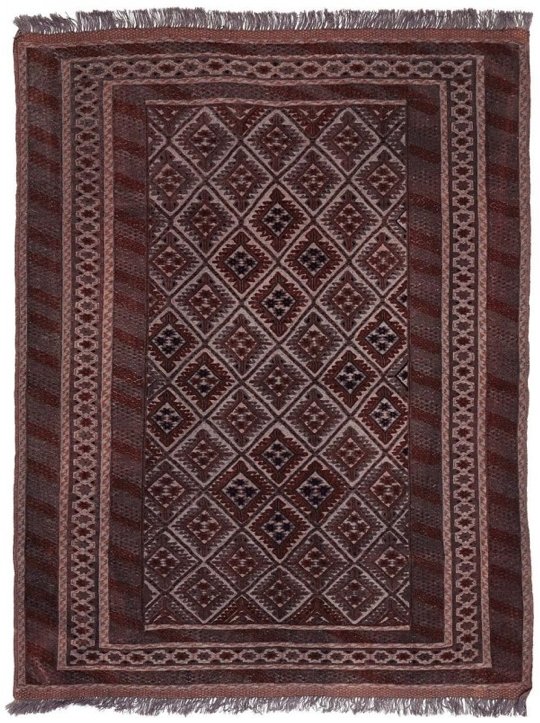 Handmade Tribal Overdyed Mashwani Rug | 191 x 146 cm | 6'2" x 4'7" - Najaf Rugs & Textile