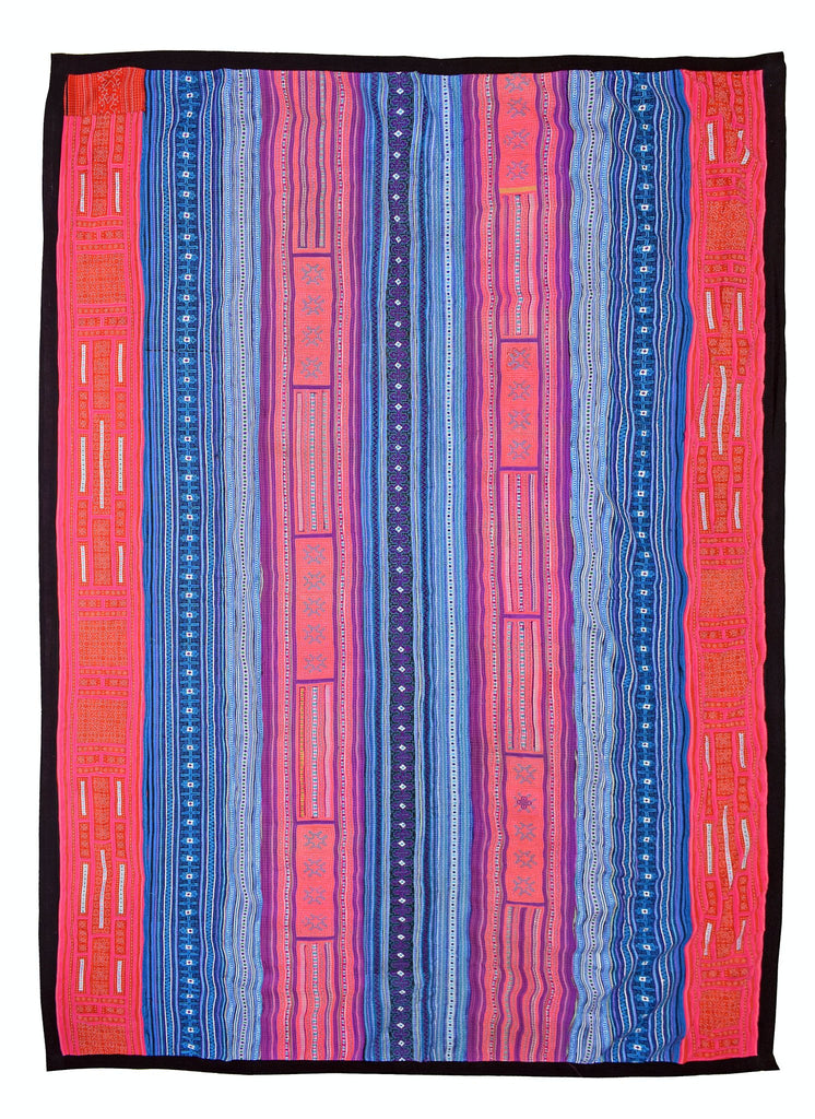 Handmade Vietnamese Hmong Textile | 242 x 165 cm | 7'9" x 5'4" - Najaf Rugs & Textile