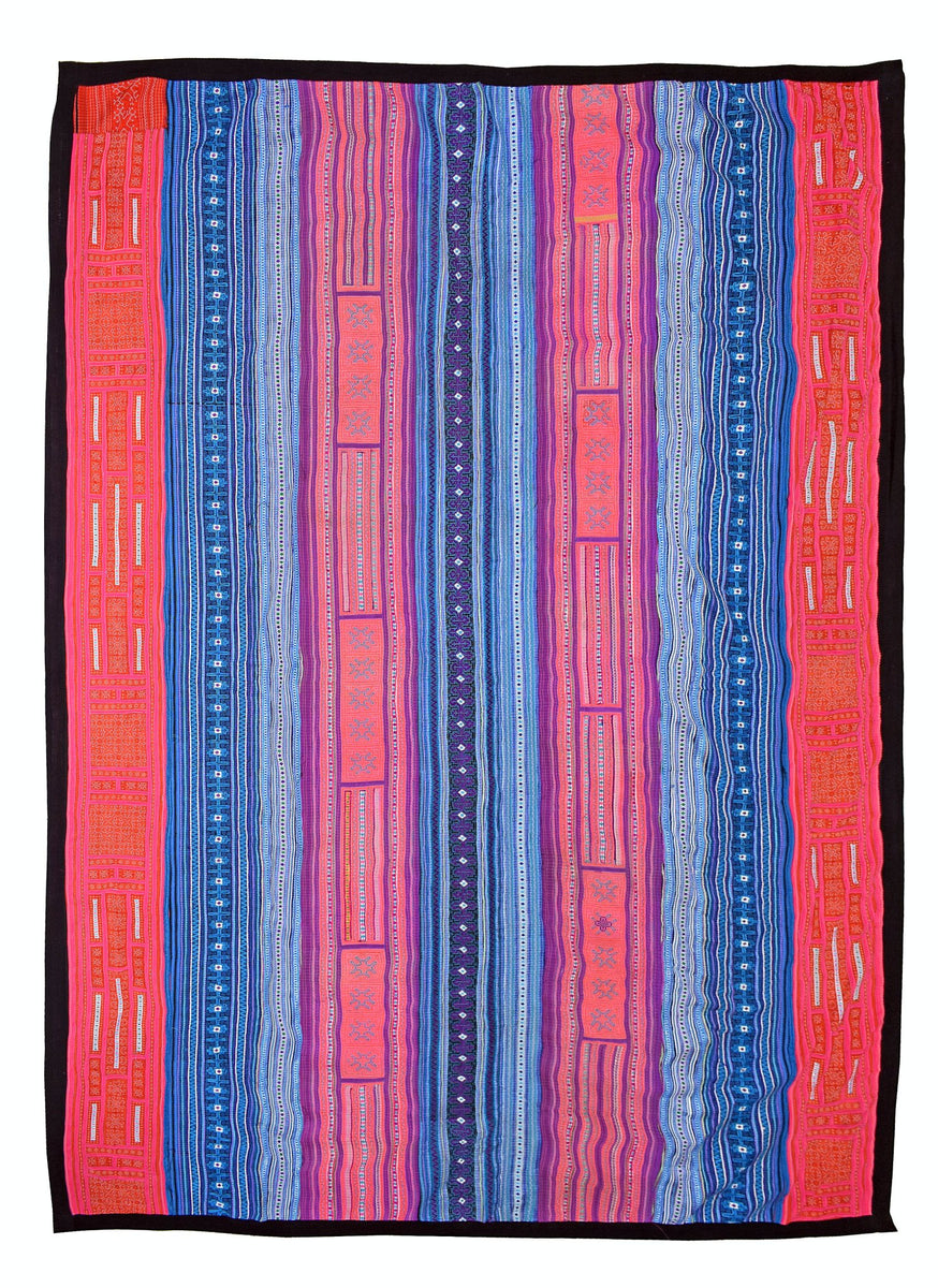 Handmade Vietnamese Hmong Textile 242 X 165 Cm 7 9 X 5 4 handmade-vietnamese-hmong-textile-242-x-165-cm-7-9-x-5-4