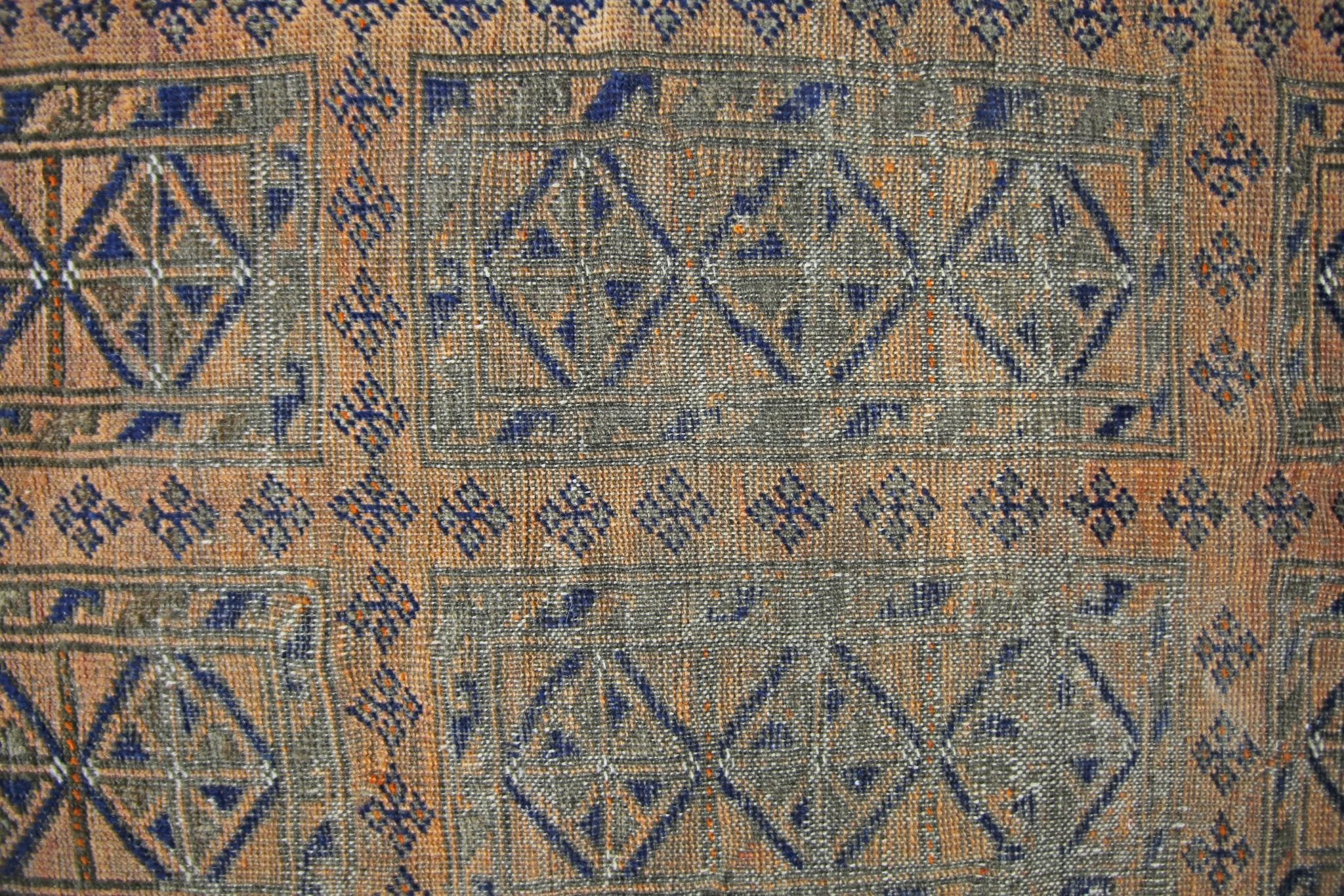 Handmade Vintage Afghan Balouch Rug | 176 x 123 cm | 5'9" x 4' - Najaf Rugs & Textile