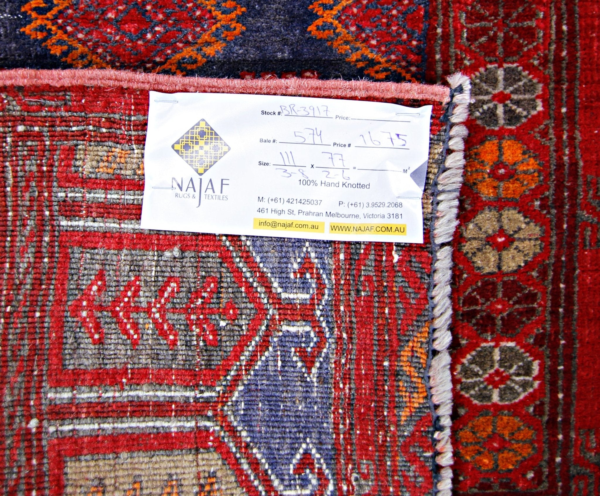 Handmade Vintage Afghan Turkmen Prayer Rug | 111 x 77 cm | 3'8" x 2'6" - Najaf Rugs & Textile