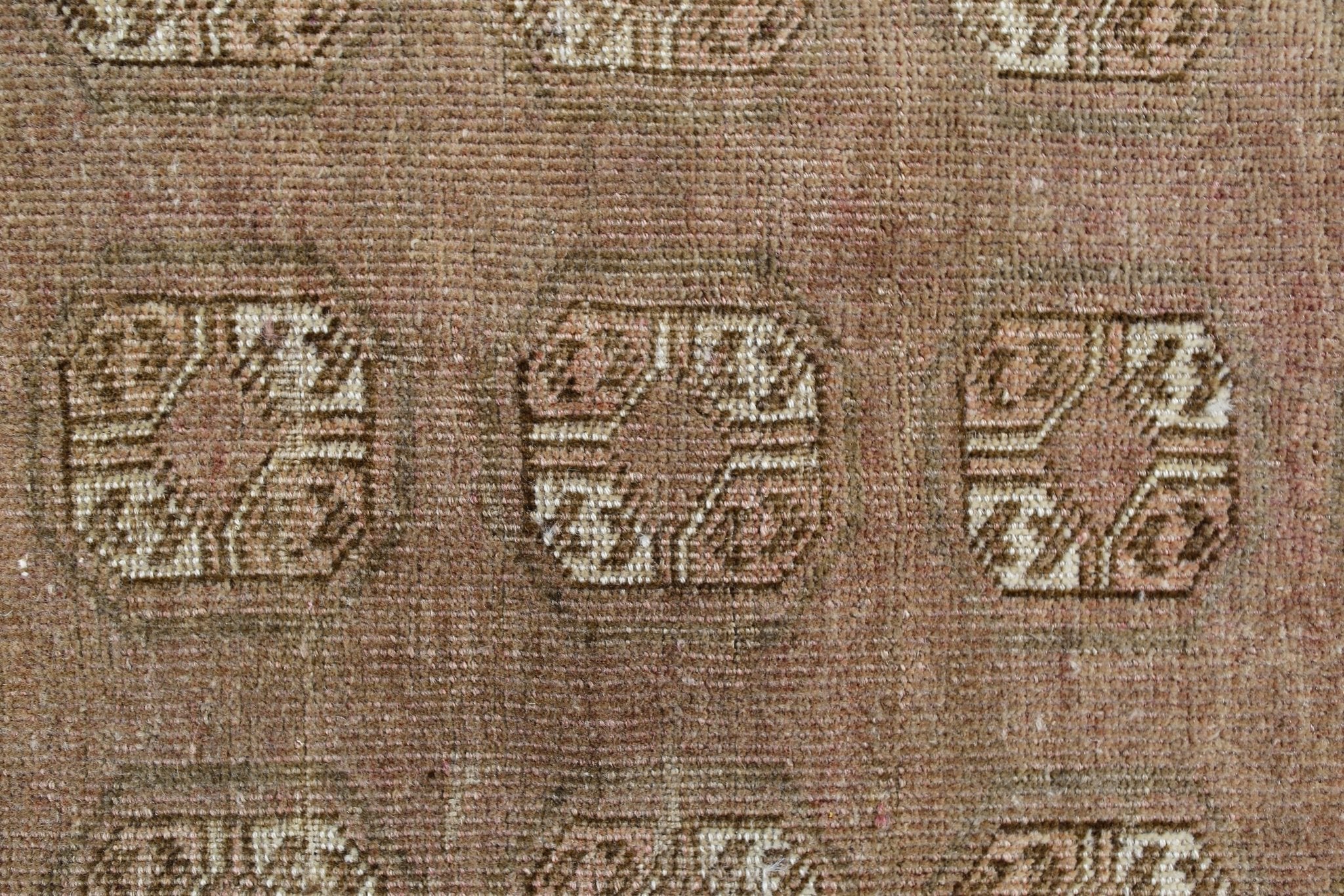 Handmade Vintage Afghan Turkmen Rug | 197 x 129 cm | 6'6" x 4'3" - Najaf Rugs & Textile