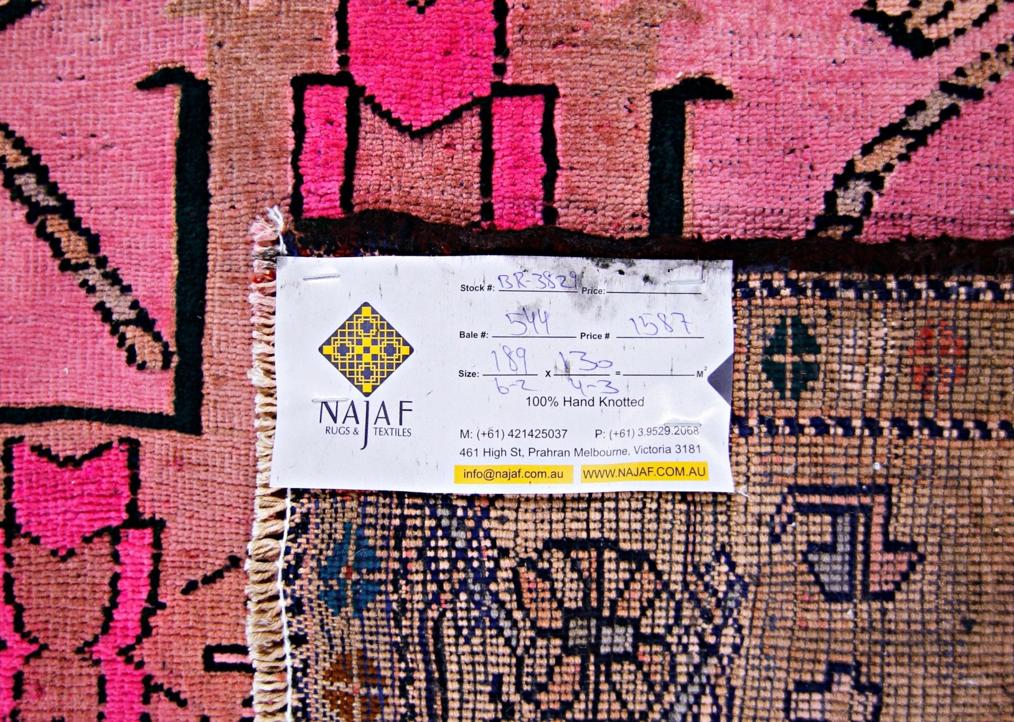 Handmade Vintage Caucasus Eagle Kazak Rug | 189 x 130 cm | 6'2" x 4'3" - Najaf Rugs & Textile