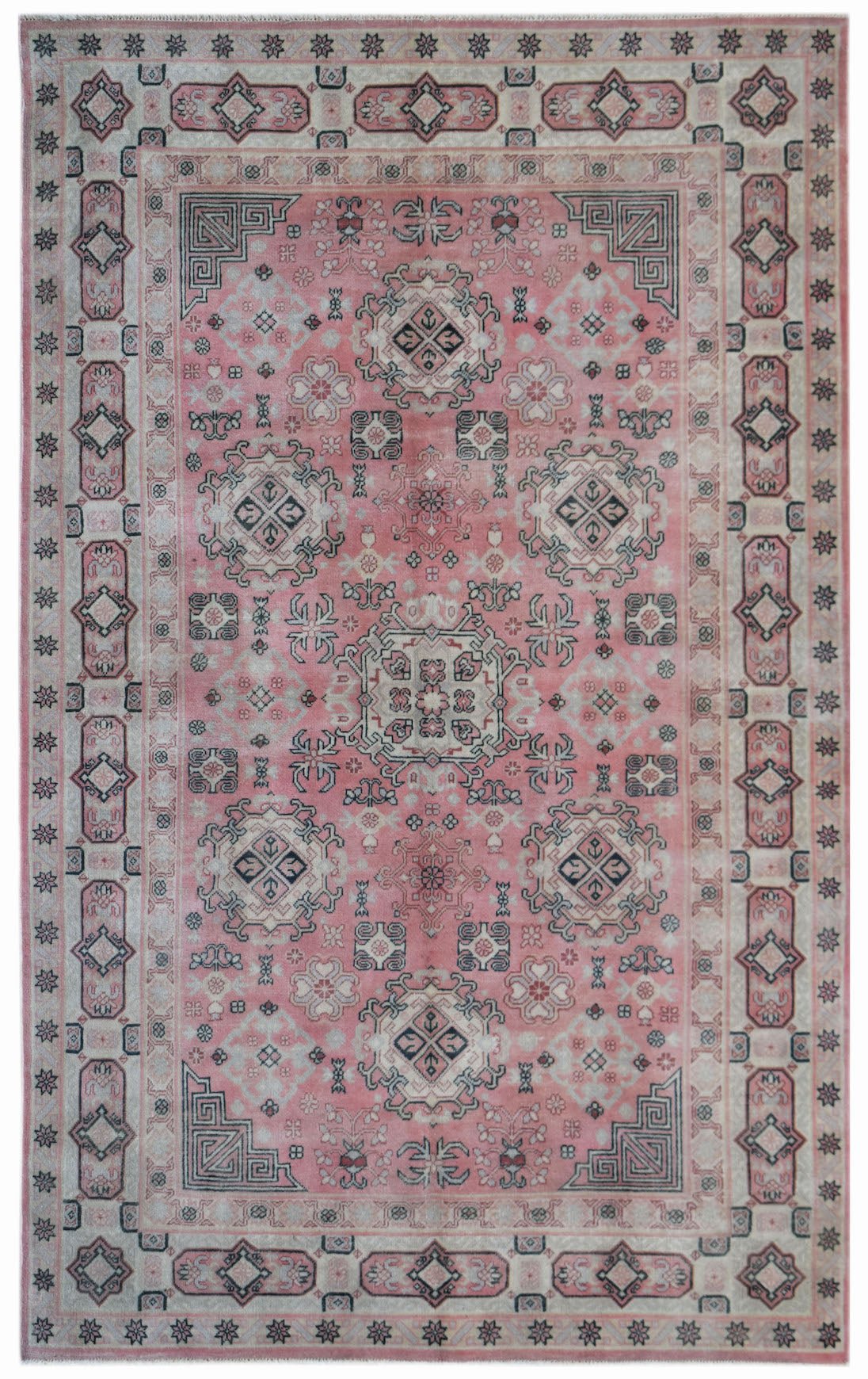 Handmade Vintage Chinese Rug | 238 x 145 cm | 7'11" x 4'9" - Najaf Rugs & Textile