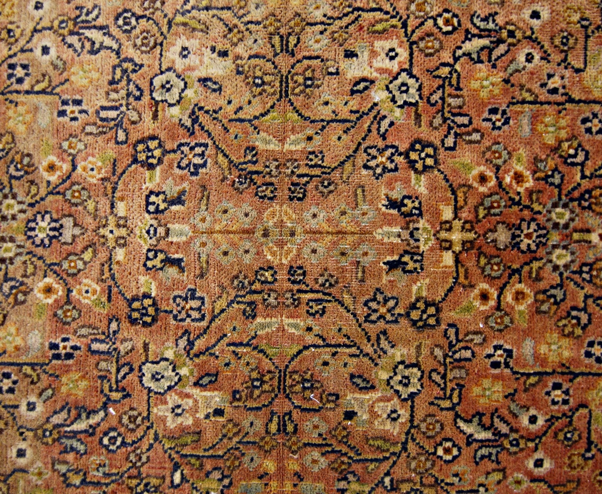 Handmade Vintage Pakistani Hallway Runner | 205 x 63 cm | 6'9" x 2'1" - Najaf Rugs & Textile