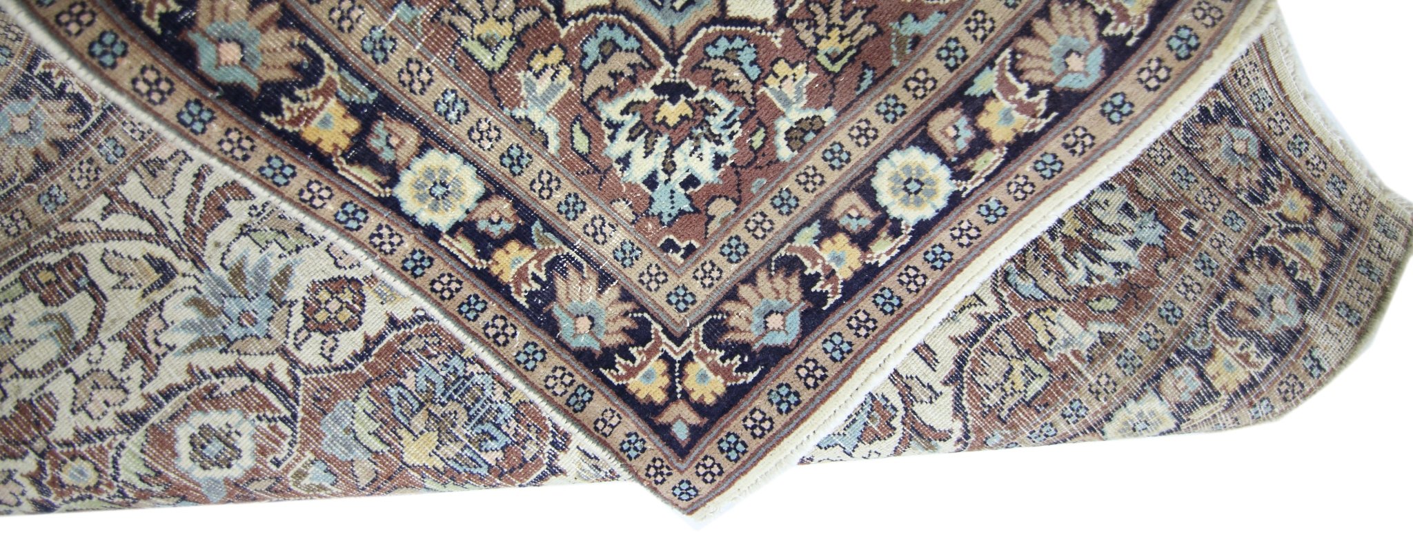 Handmade Vintage Pakistani Hallway Runner | 269 x 77 cm | 8'10" x 2'6" - Najaf Rugs & Textile