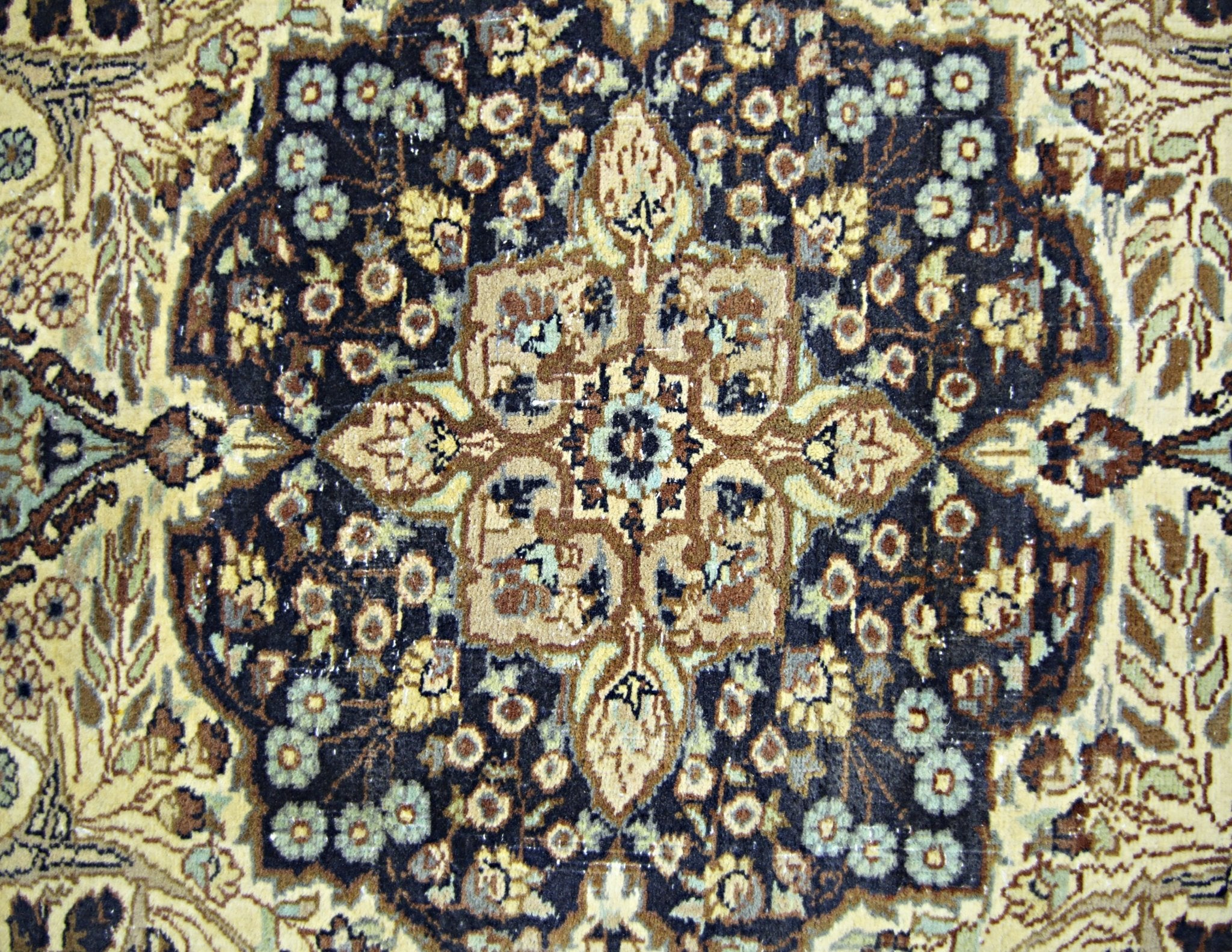 Handmade Vintage Pakistani Rug | 150 x 93 cm | 4'11" x 3' - Najaf Rugs & Textile