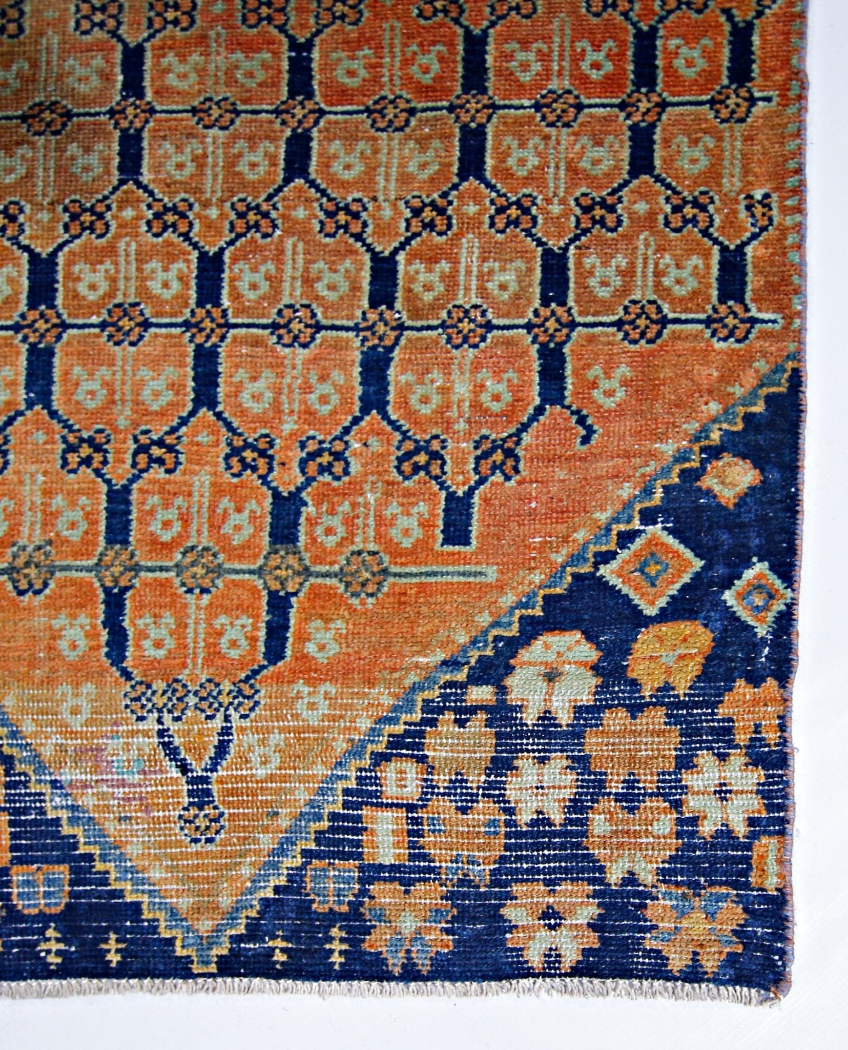 Handmade Vintage Persian Afshar Rug | 147 x 80 cm | 4'10" x 2'8" - Najaf Rugs & Textile