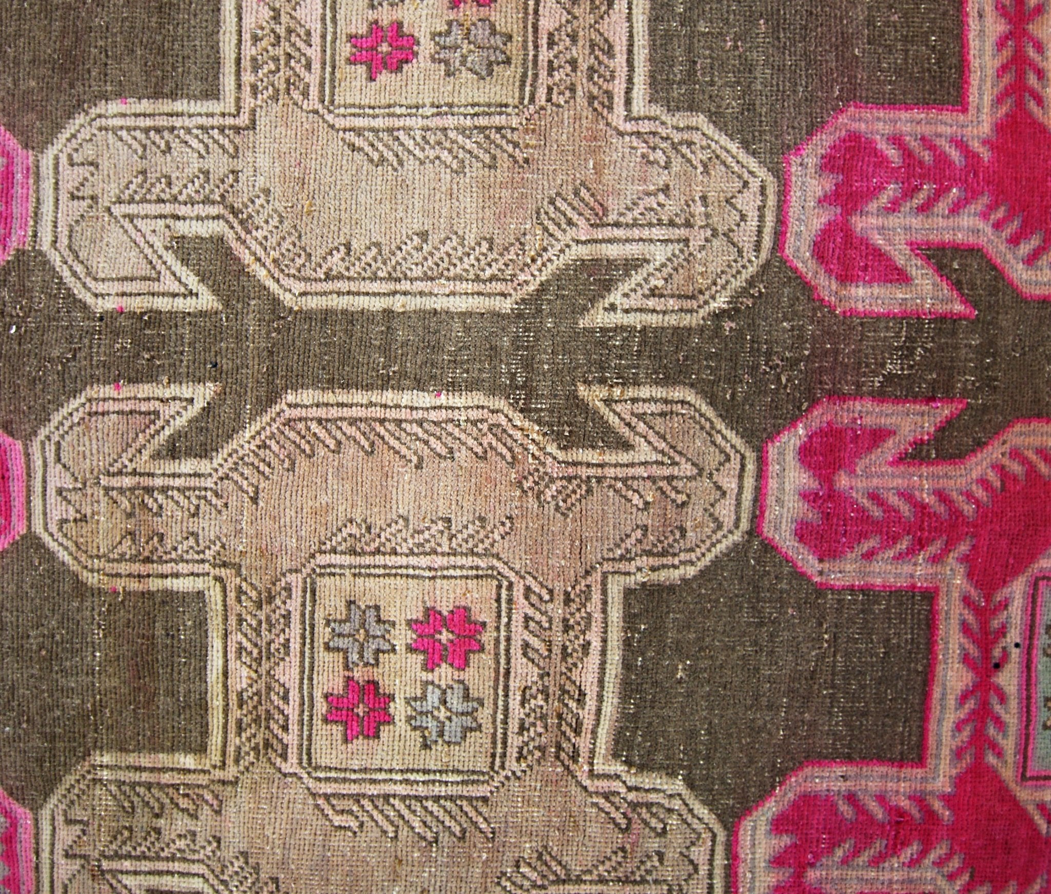 Handmade Vintage Persian Ardebil Hallway Runner | 296 x 120 cm | 9'9" x 3'11" - Najaf Rugs & Textile