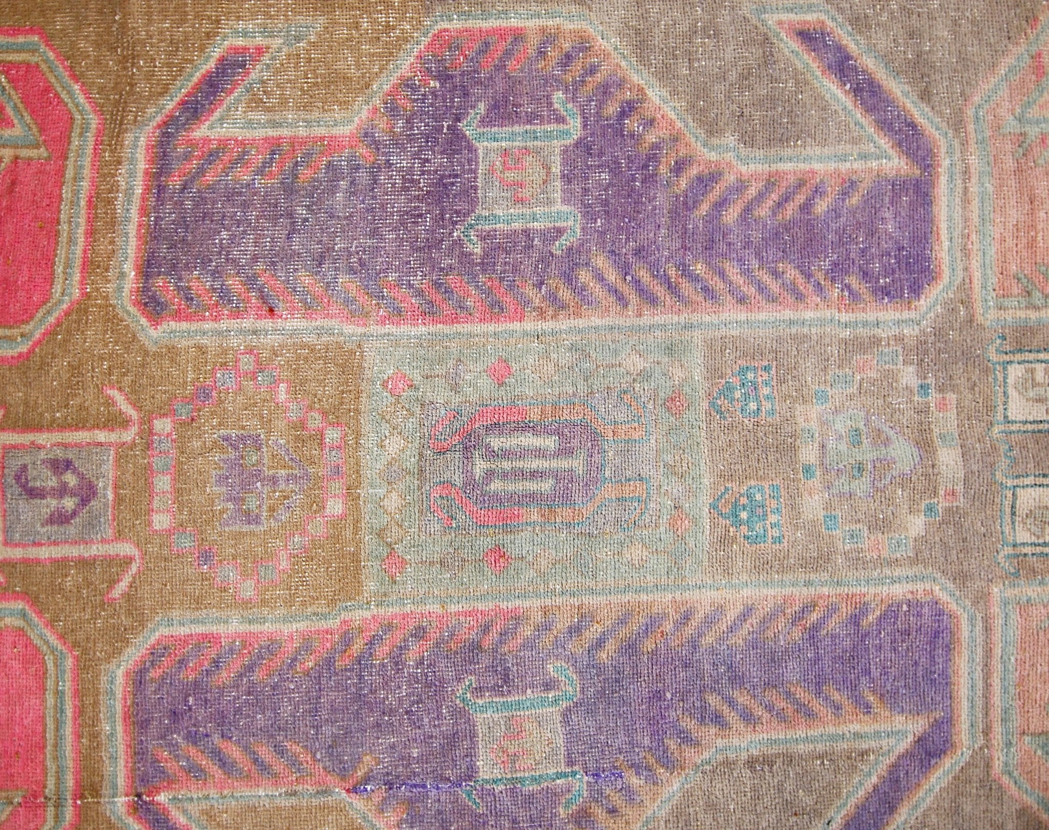 Handmade Vintage Persian Ardebil Rug | 286 x 129 cm | 9'4" x 4'3" - Najaf Rugs & Textile