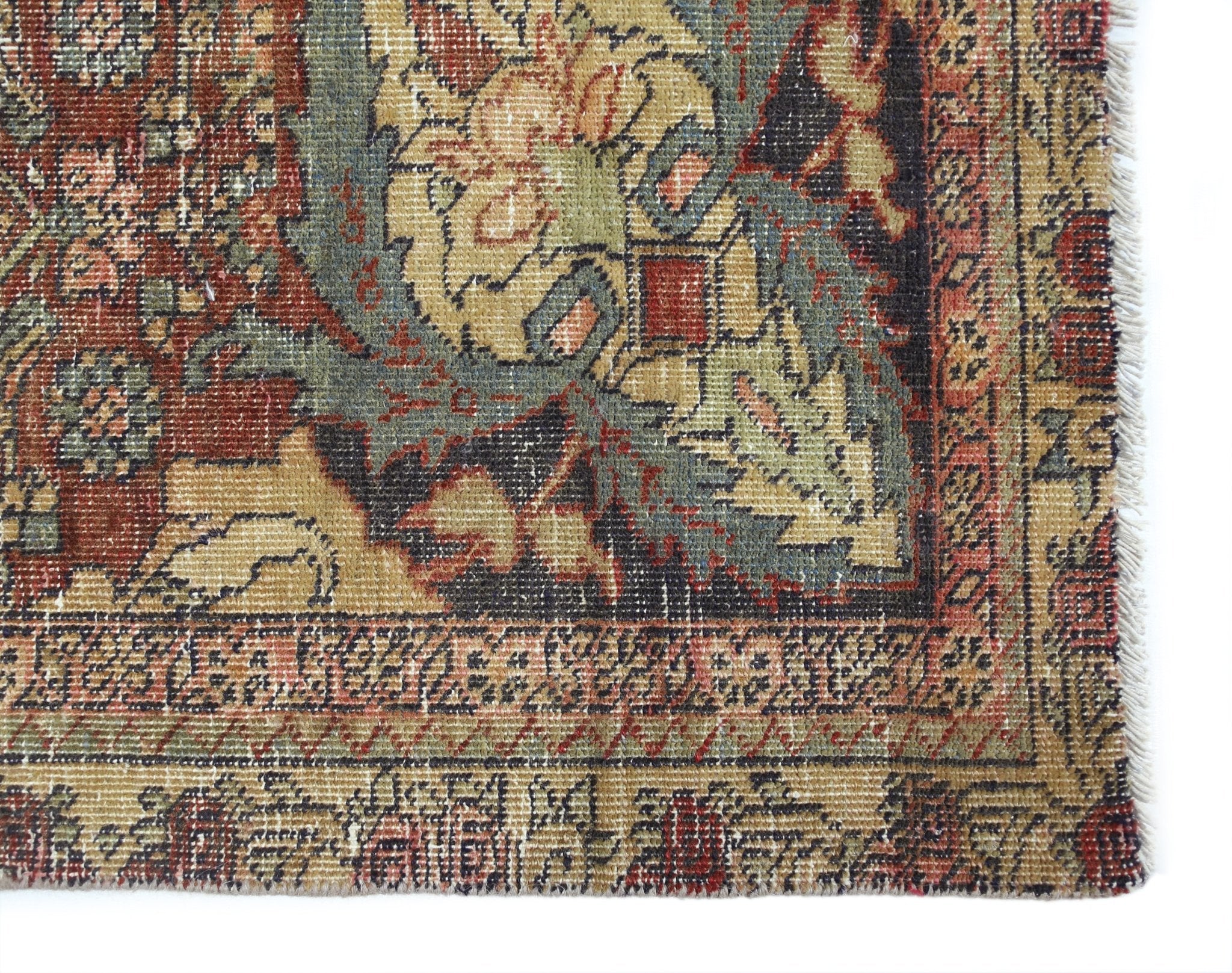 Handmade Vintage Persian Bakhtiar Rug | 183 x 106 cm | 6' x 3'6" - Najaf Rugs & Textile