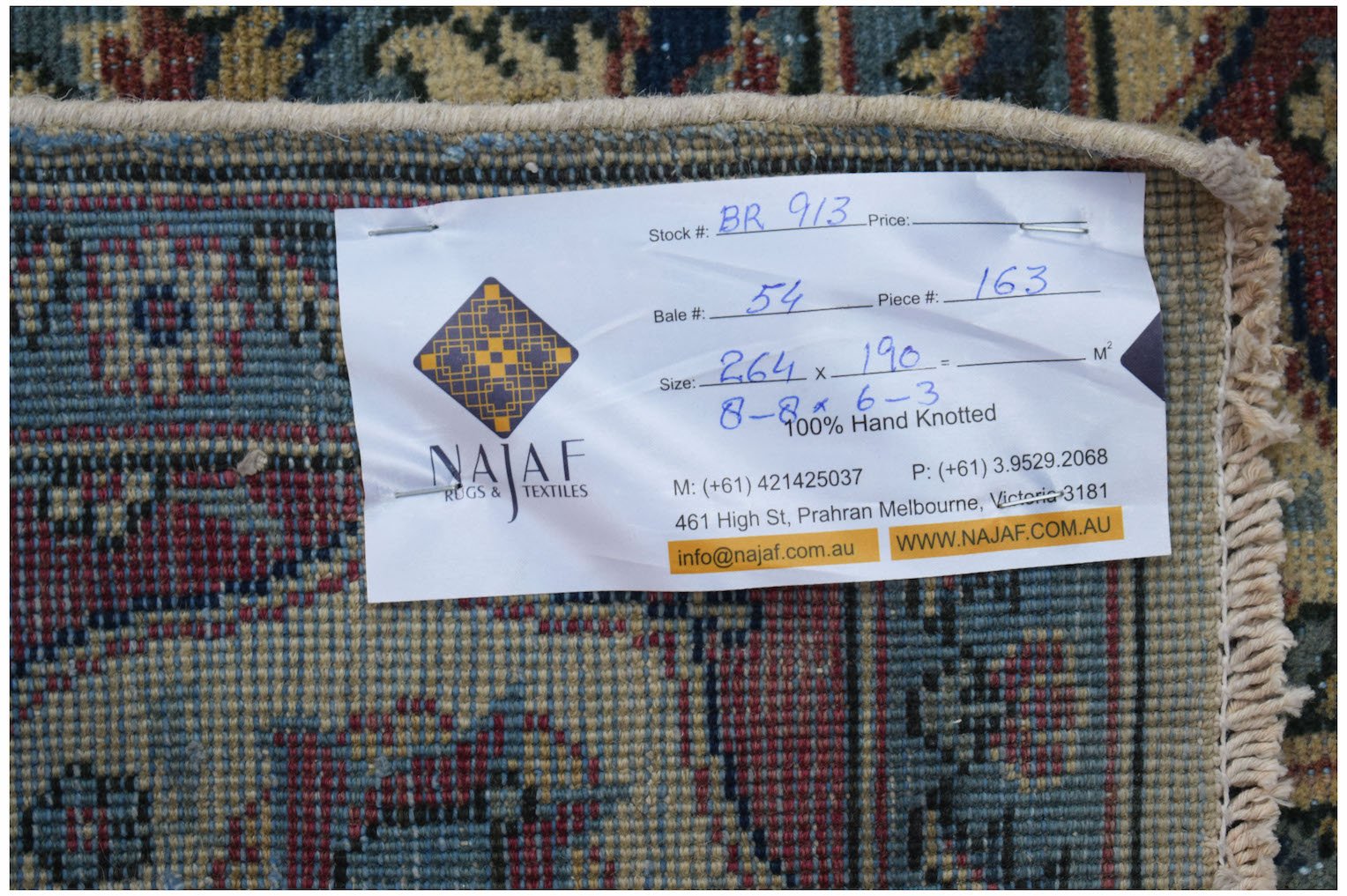 Handmade Vintage Persian Bakhtiar Rug | 264 x 190 cm | 8'8" x 6'3" - Najaf Rugs & Textile