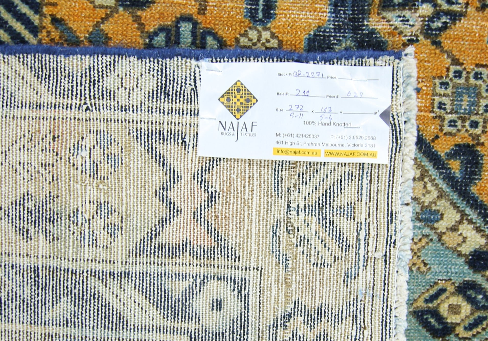 Handmade Vintage Persian Bakhtiar Rug | 272 x 163 cm | 8'11" x 5'4" - Najaf Rugs & Textile